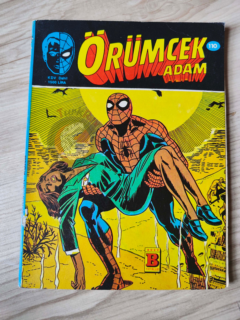 Spider-Man #110 1989 Turkish Comic Turkey Web of #45 Spectacular #143 Amazing #304 #305