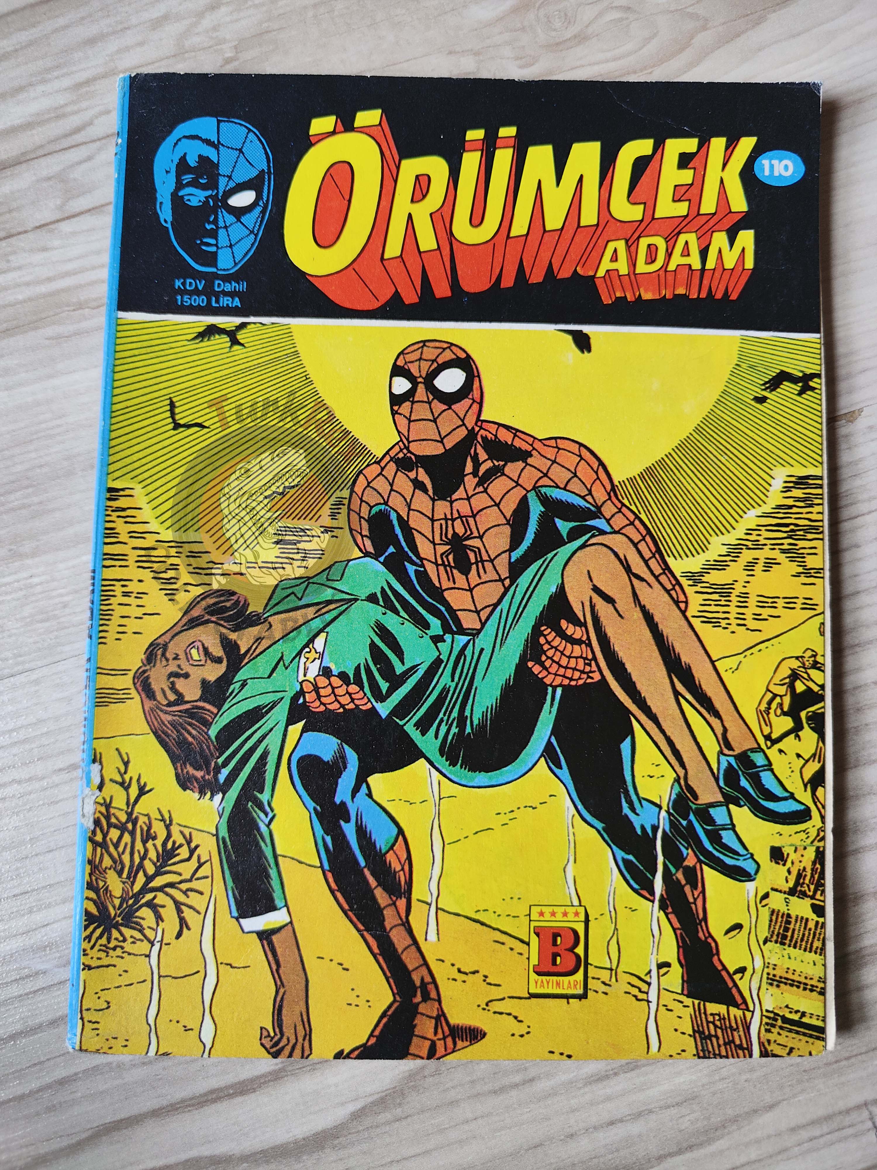 Spider-Man #110 1989 Turkish Comic Turkey Web of #45 Spectacular #143 Amazing #304 #305