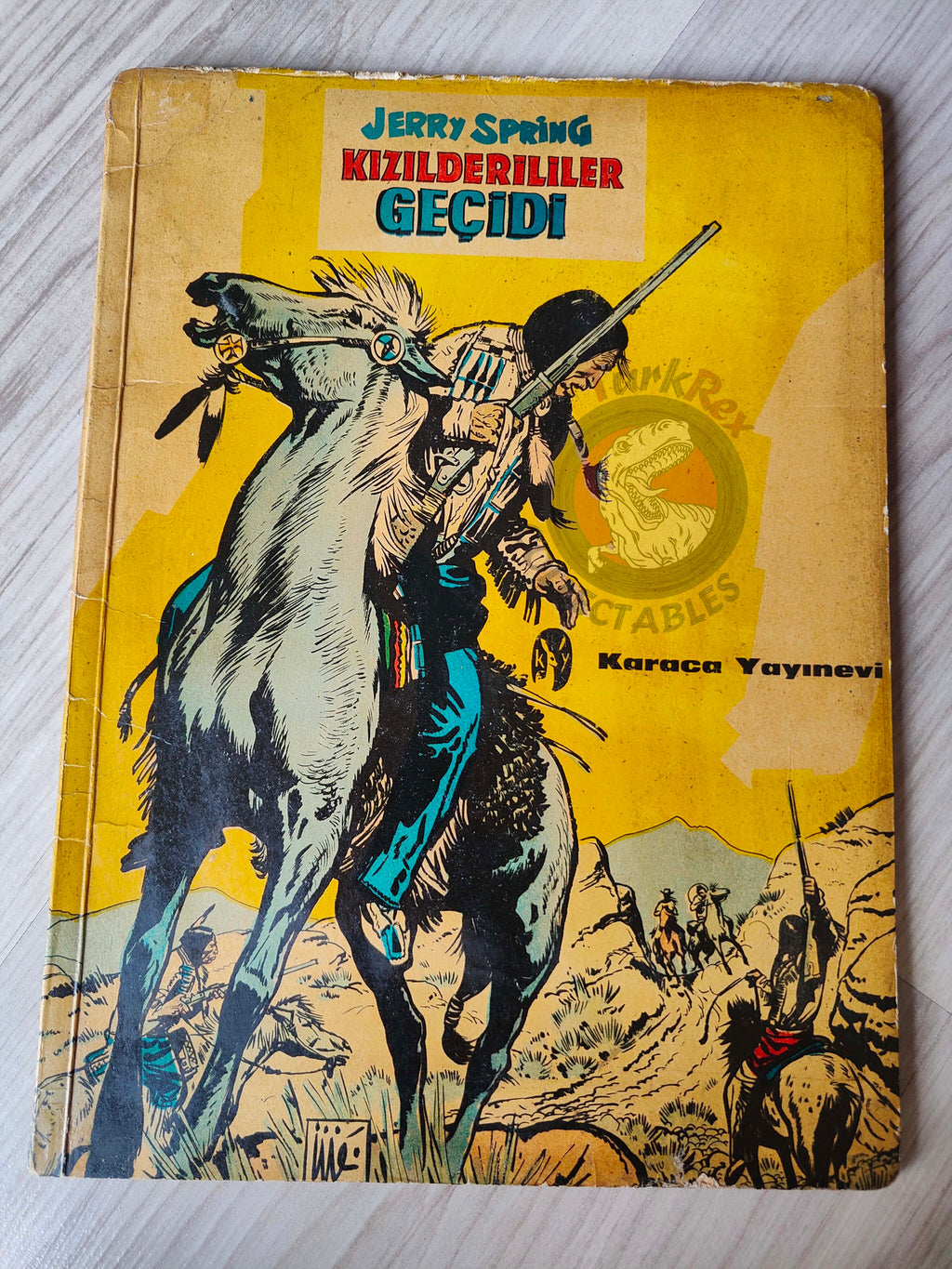 Jerry Spring - La Passe des Indiens 1962 Turkish Comic Turkey Jijé