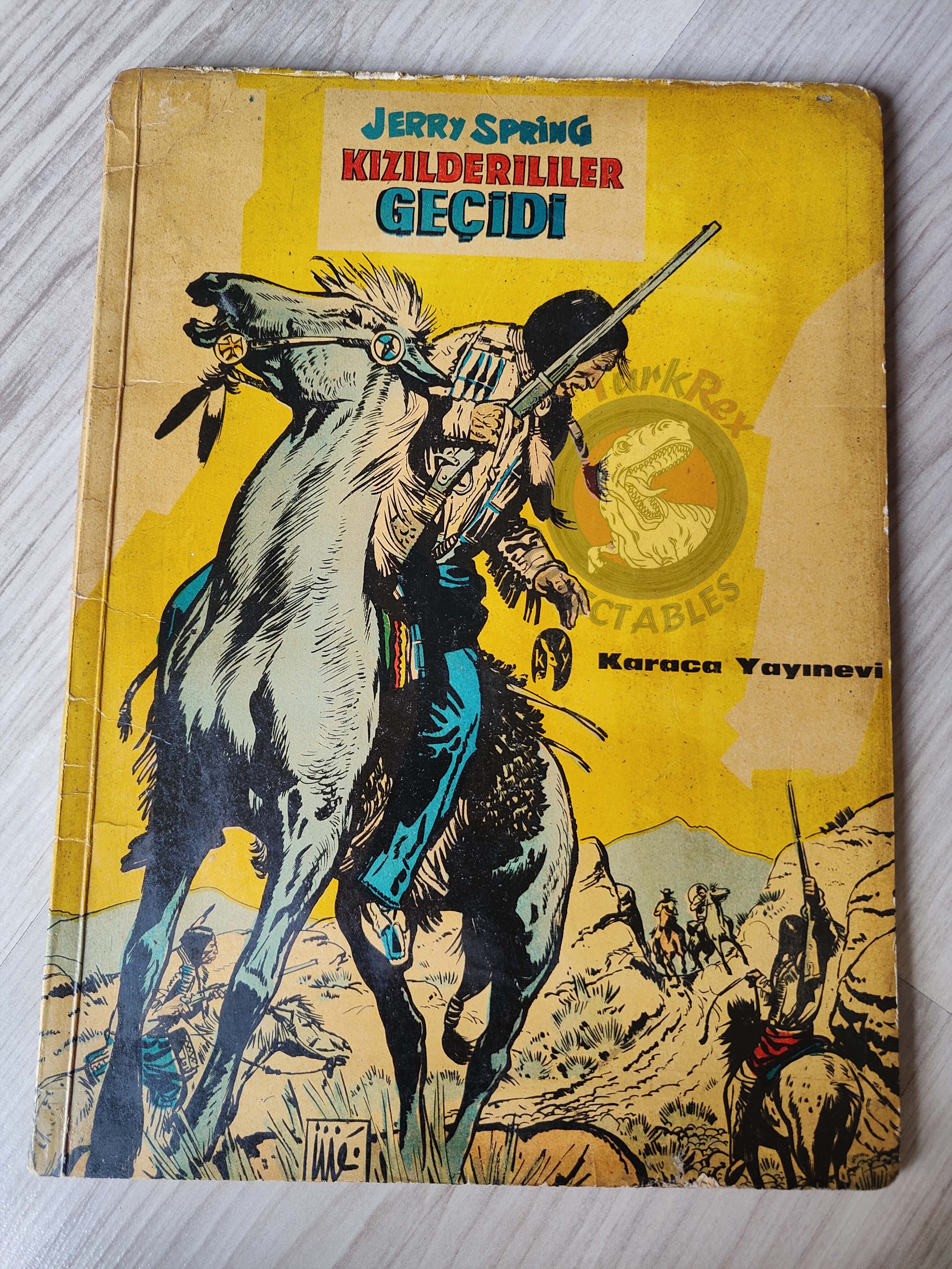 Jerry Spring - La Passe des Indiens 1962 Turkish Comic Turkey Jijé
