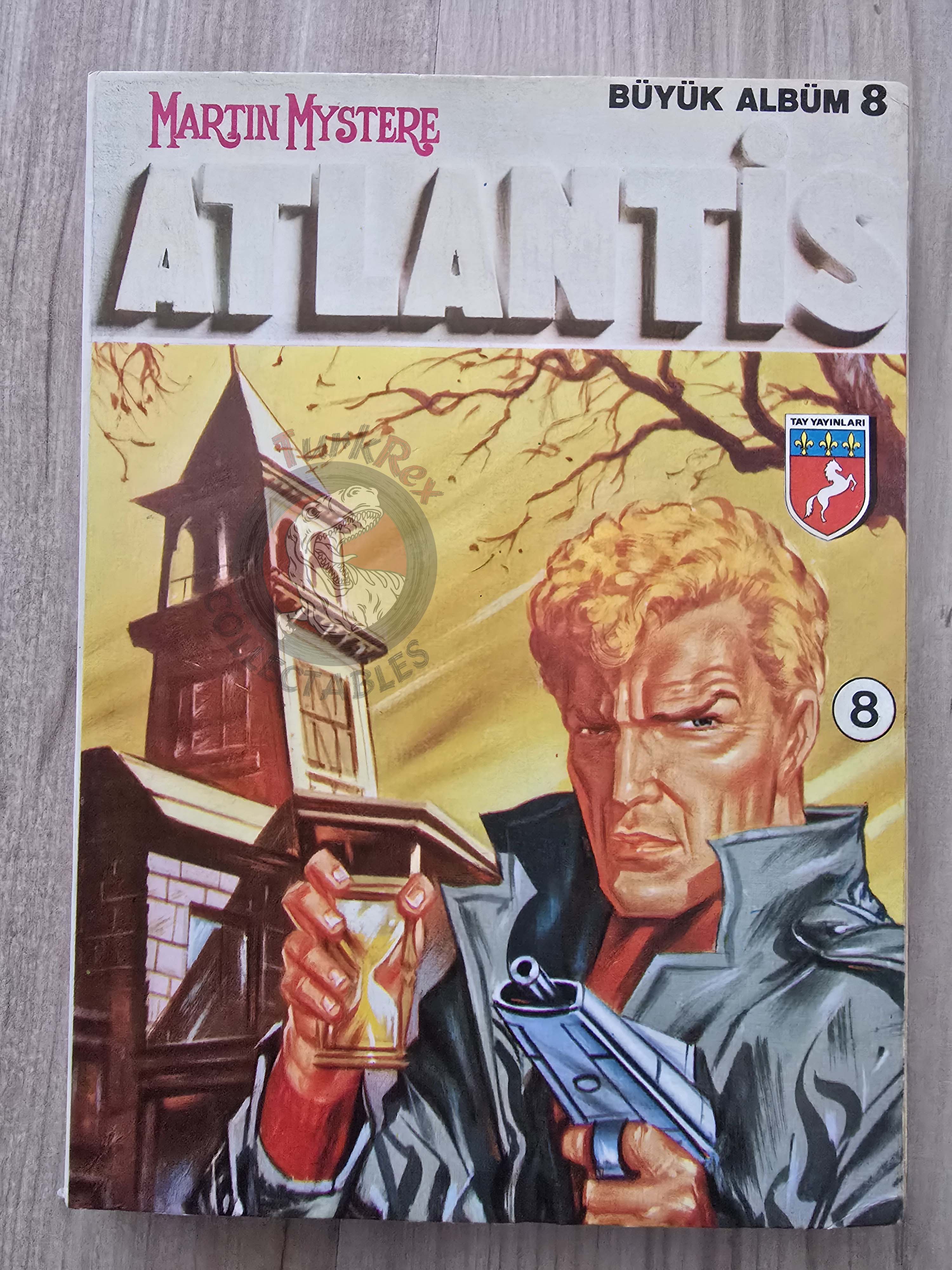 Martin Mystère #8 La casa ai confini del mondo 80s Turkish Comic Turkey #5 #6