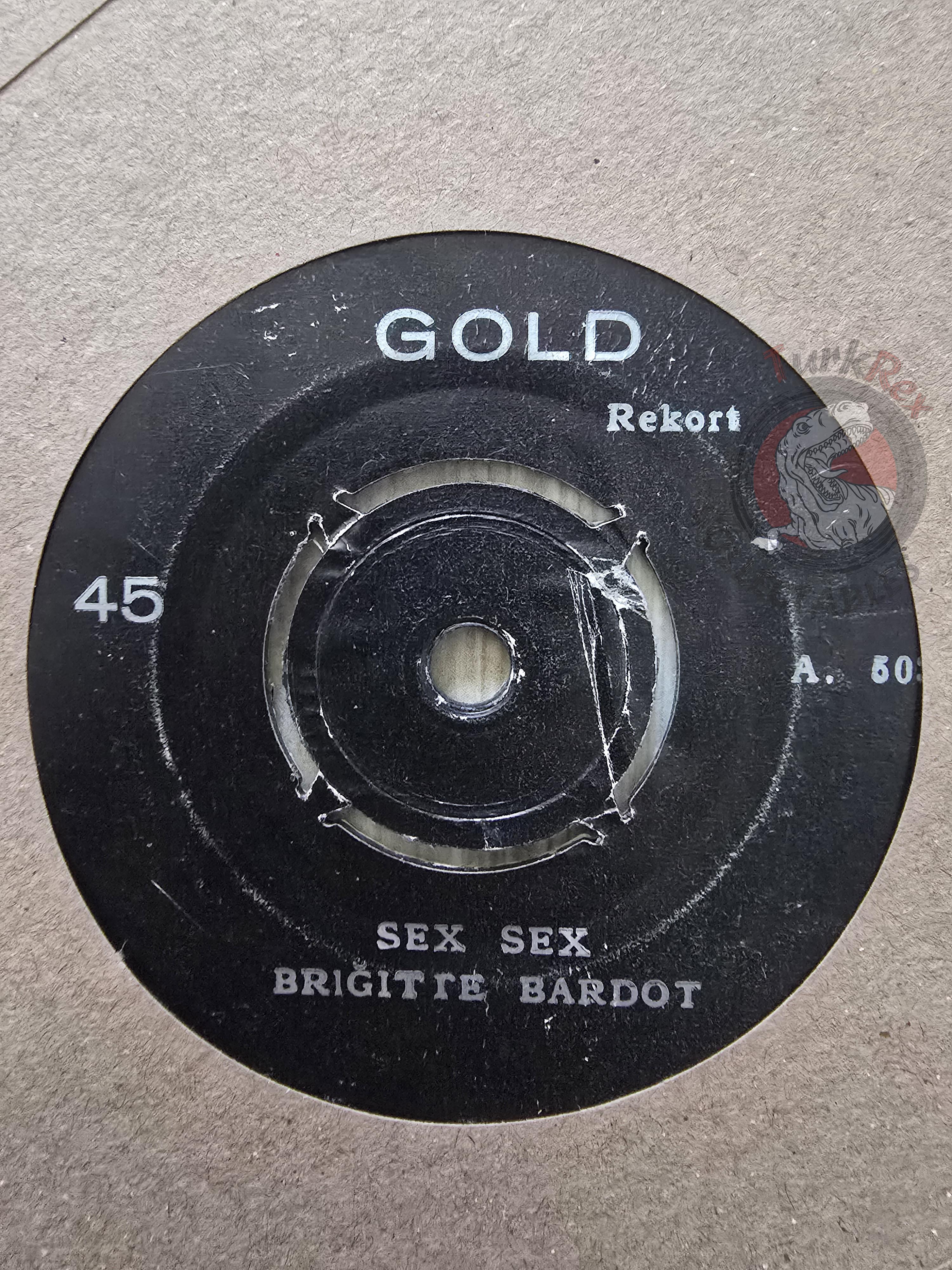 Brigitte Bardot - Sex Sex / Rare Earth 7" Turkish Pressing Vinyl Turkey Edition