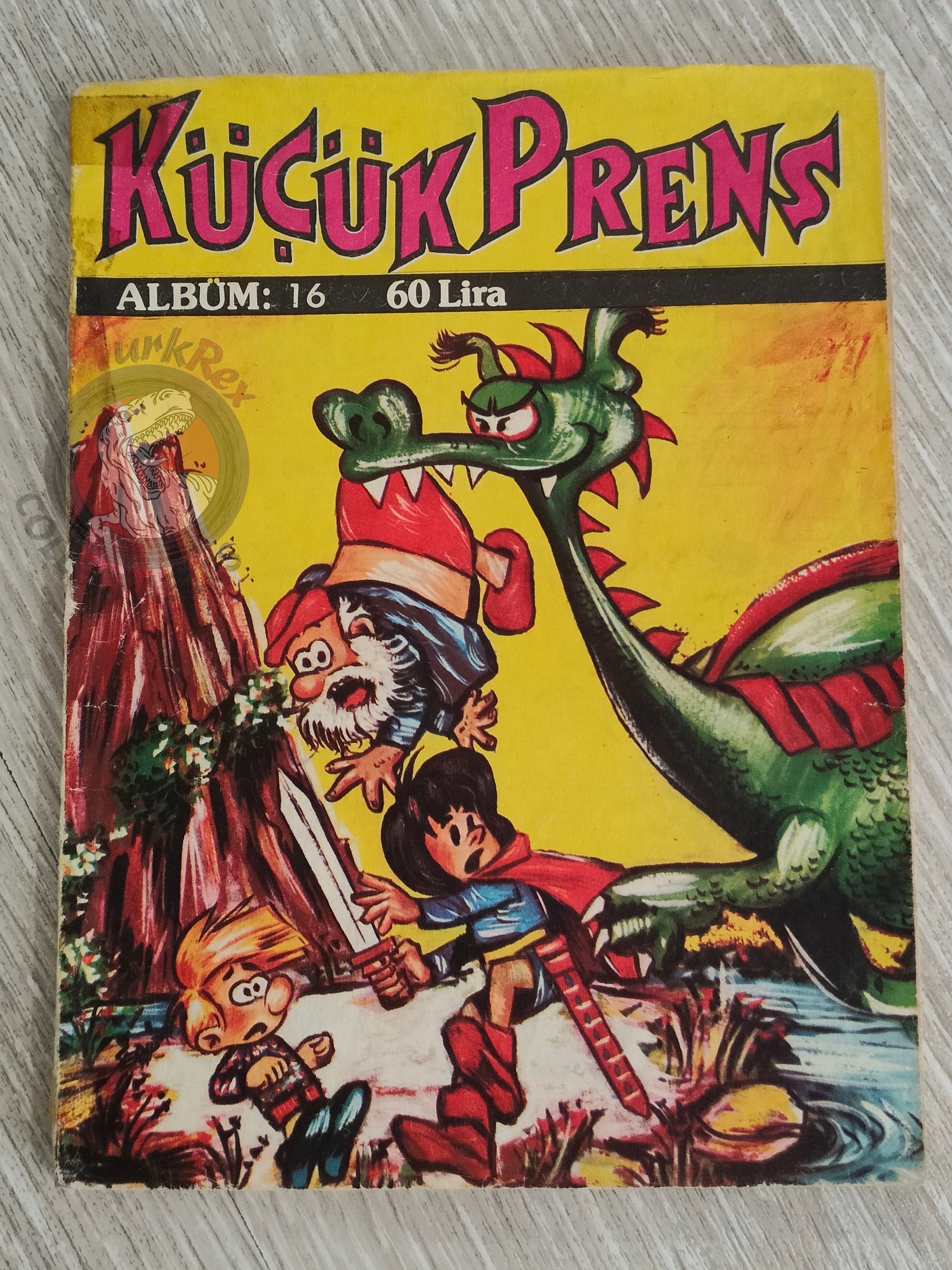 Johan et Pirlouit #16 1982 Turkish Comic Turkey Le Pays Maudit #12 The Smurfs