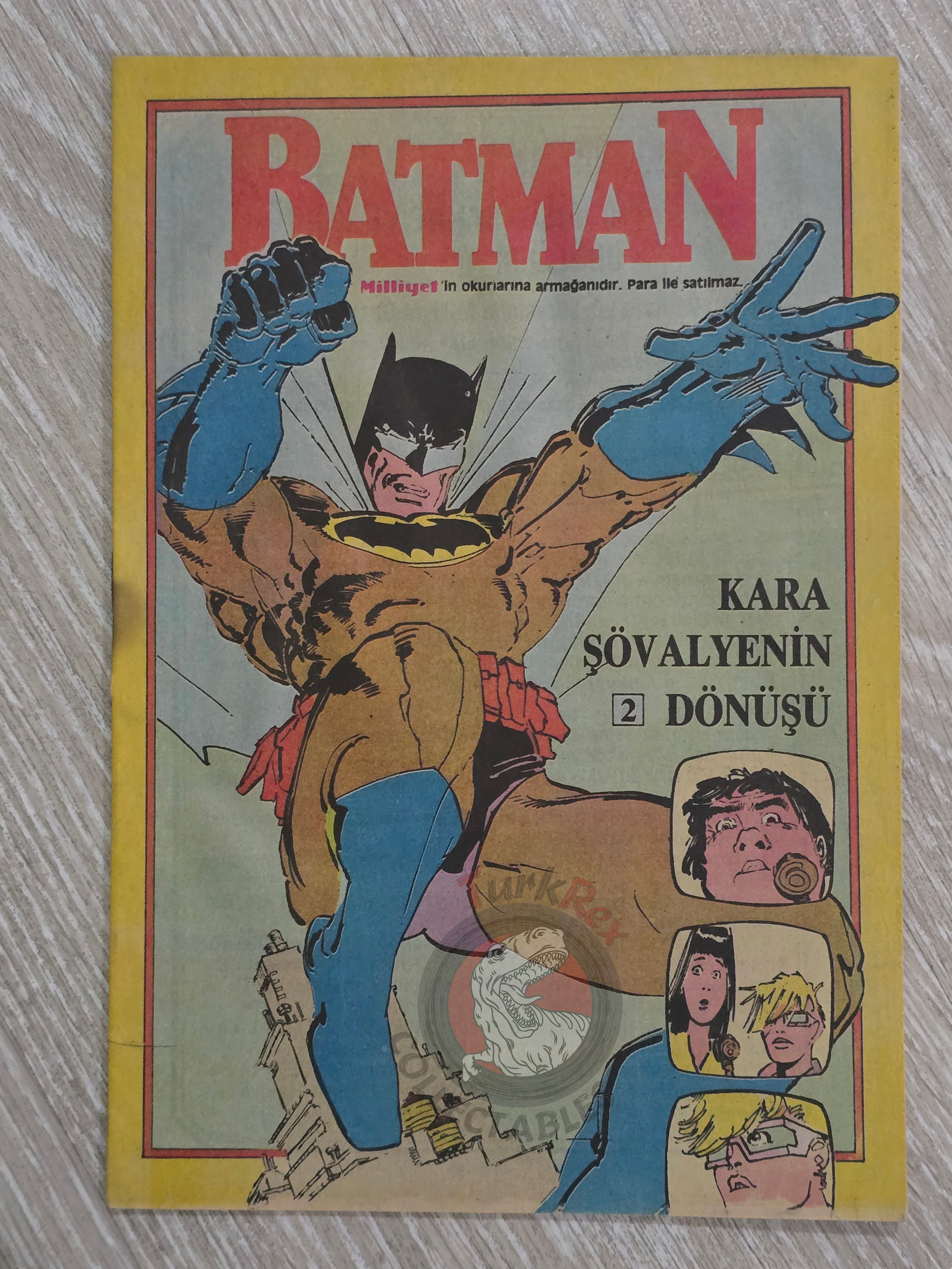 Batman The Dark Knight Returns #2 1989 Turkish Comic Turkey