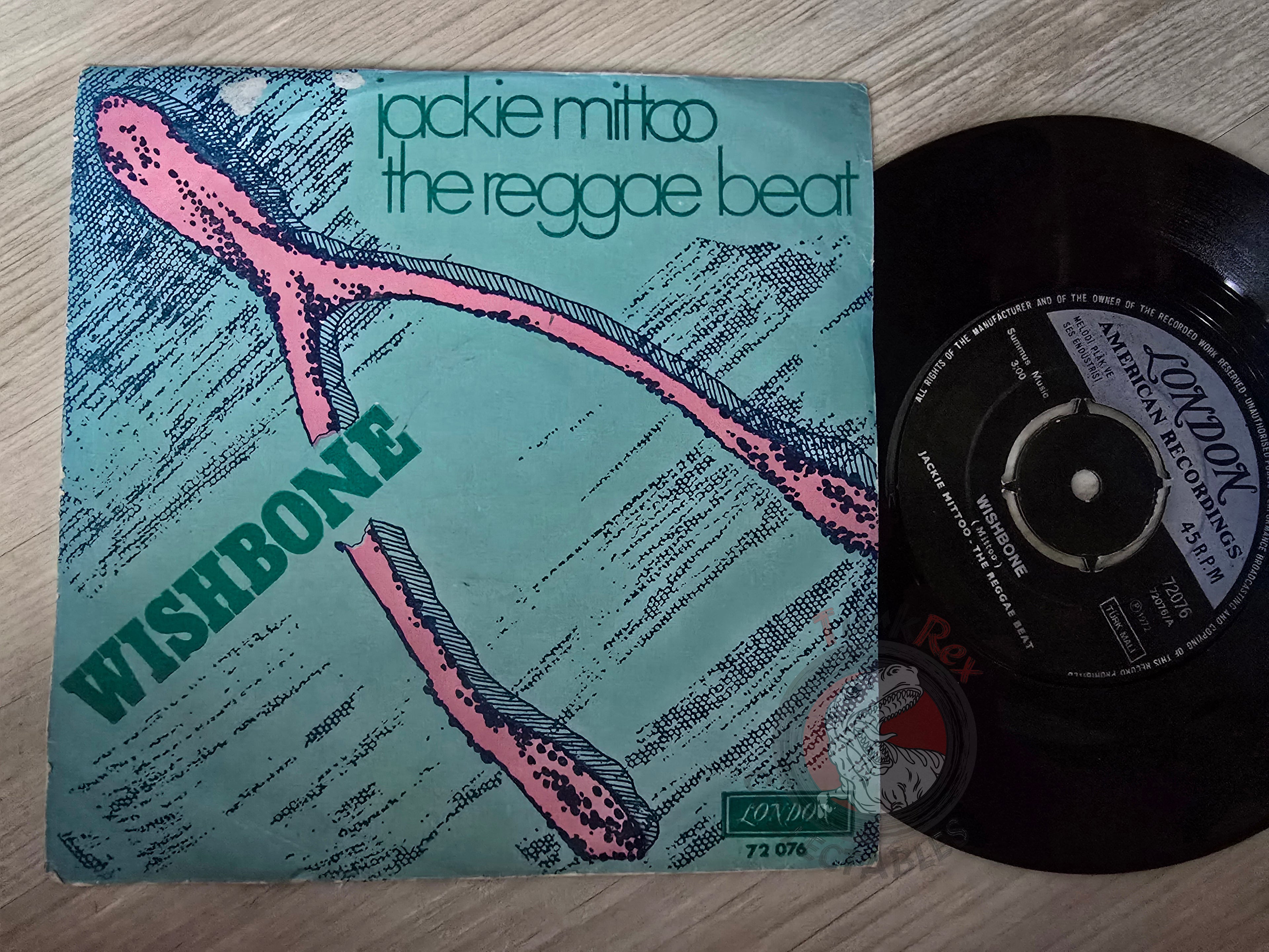 Jackie Mittoo – The Reggae Beat / Wishbone 7" Turkish Pressing Vinyl Turkey Edition