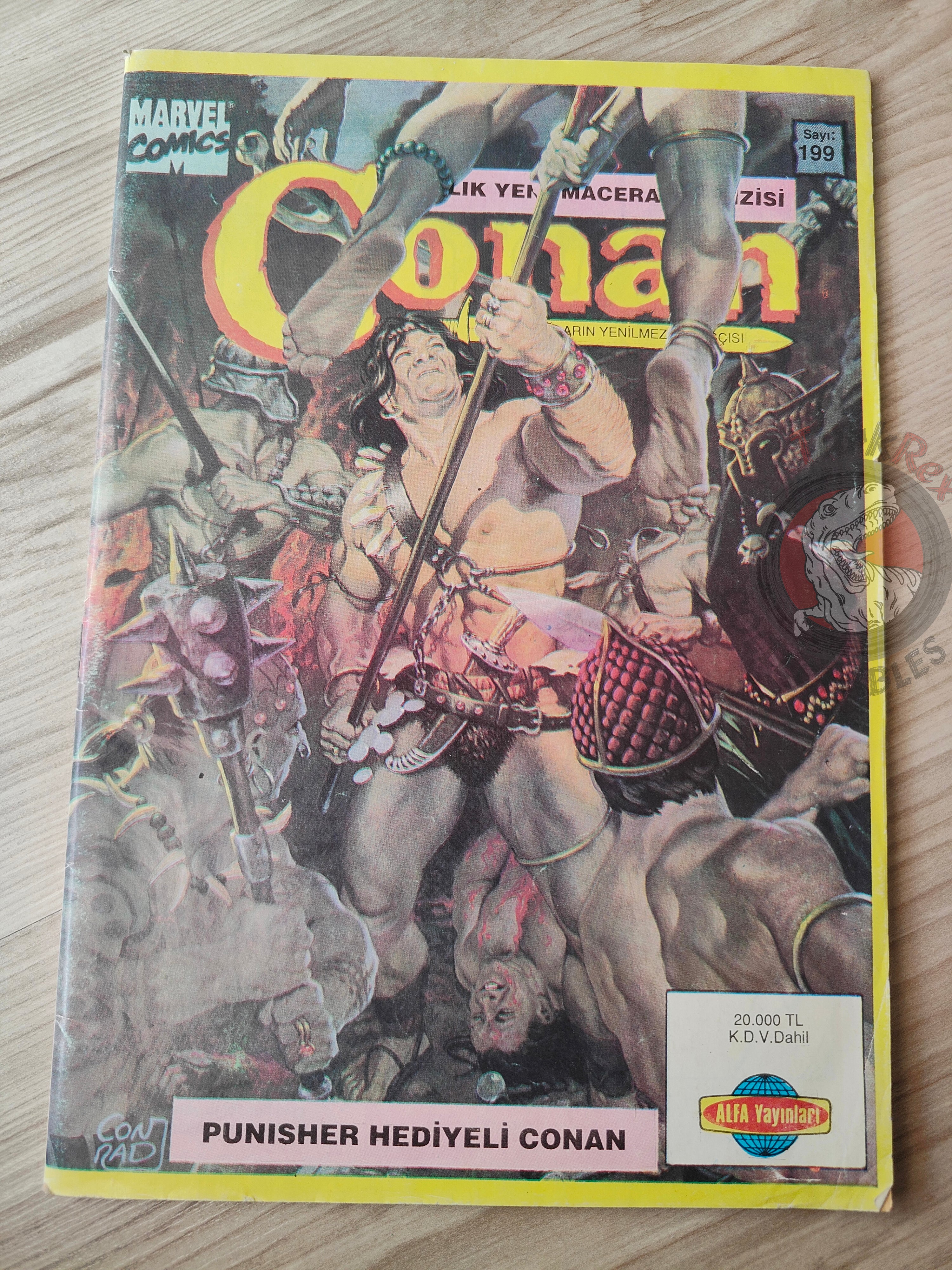 Conan & Tarzan #199 1994 Turkish Comic Turkey