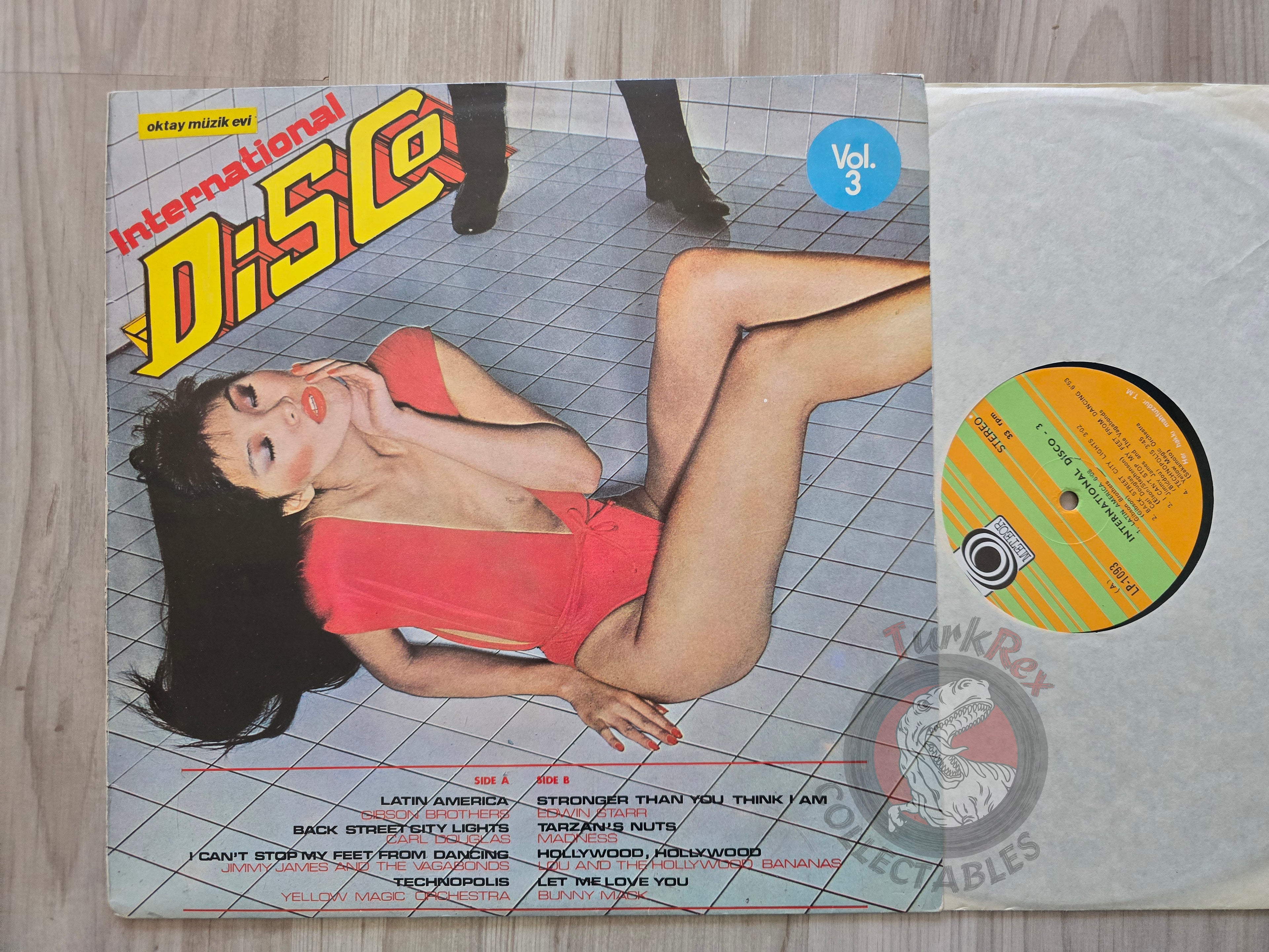 Various – International Disco Vol. 3 Turkish Pressing Vinyl Turkey Edition