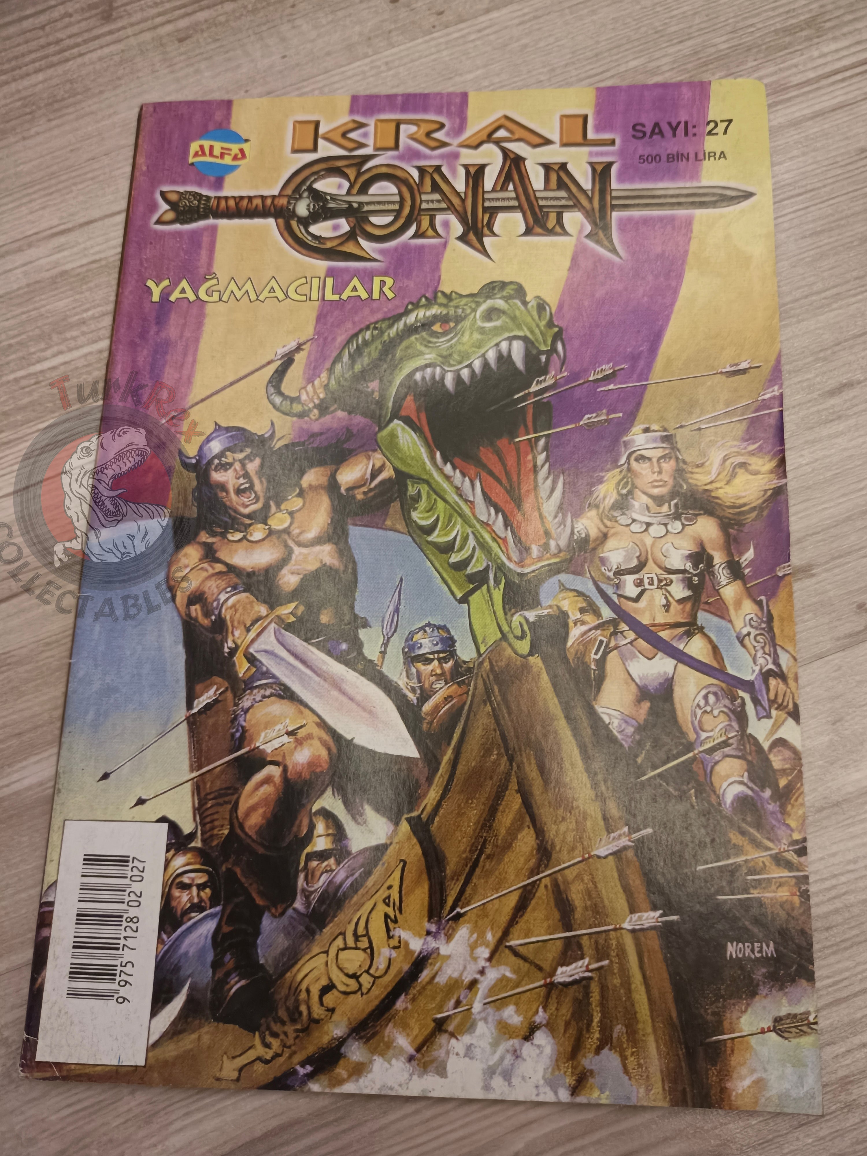 Kral Conan #27 King Conan #14 #15 Turkish Comic Turkey SSOC #107