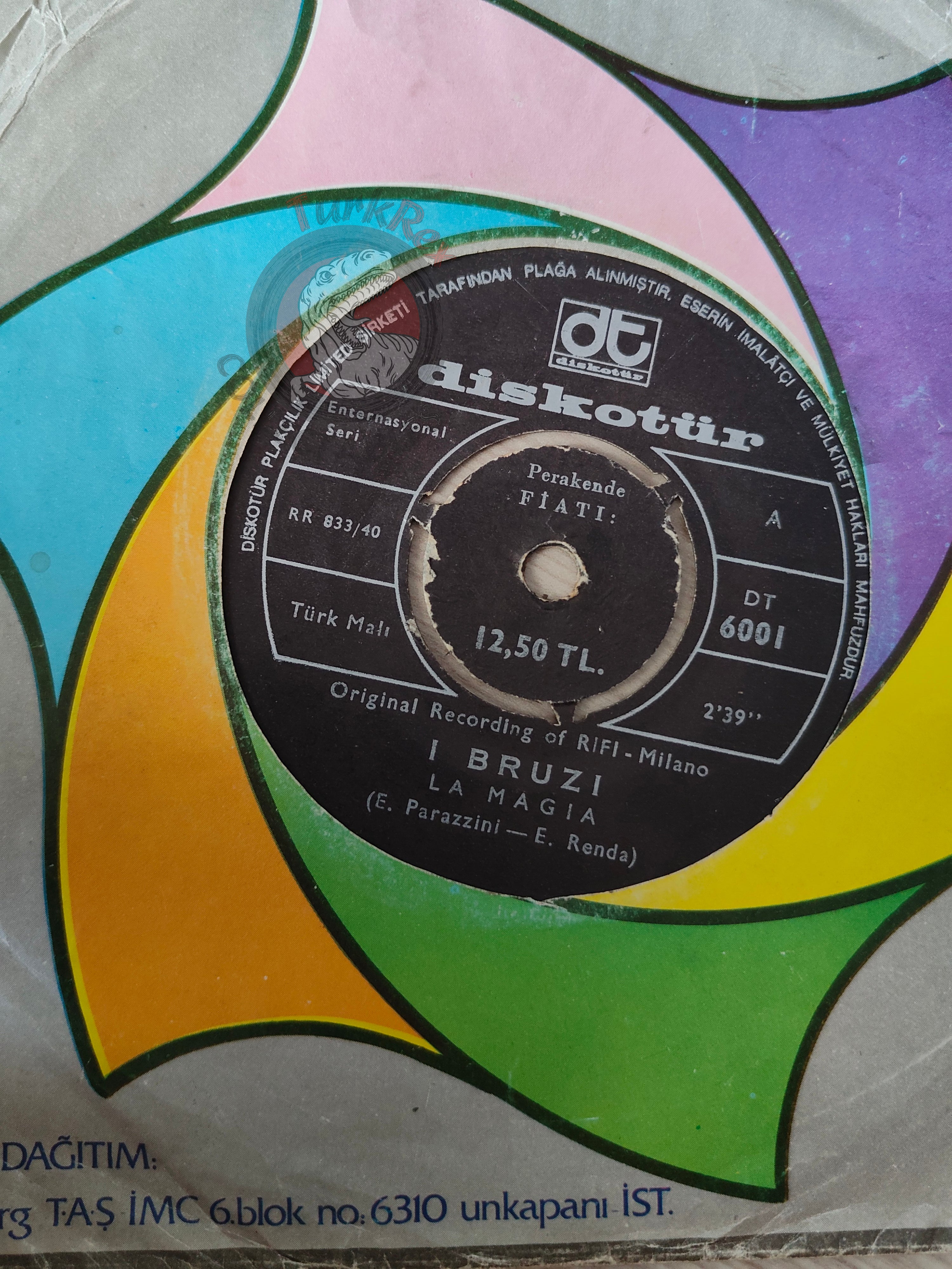 I Bruzi – La Magia 7" Turkish Pressing Vinyl Turkey Edition
