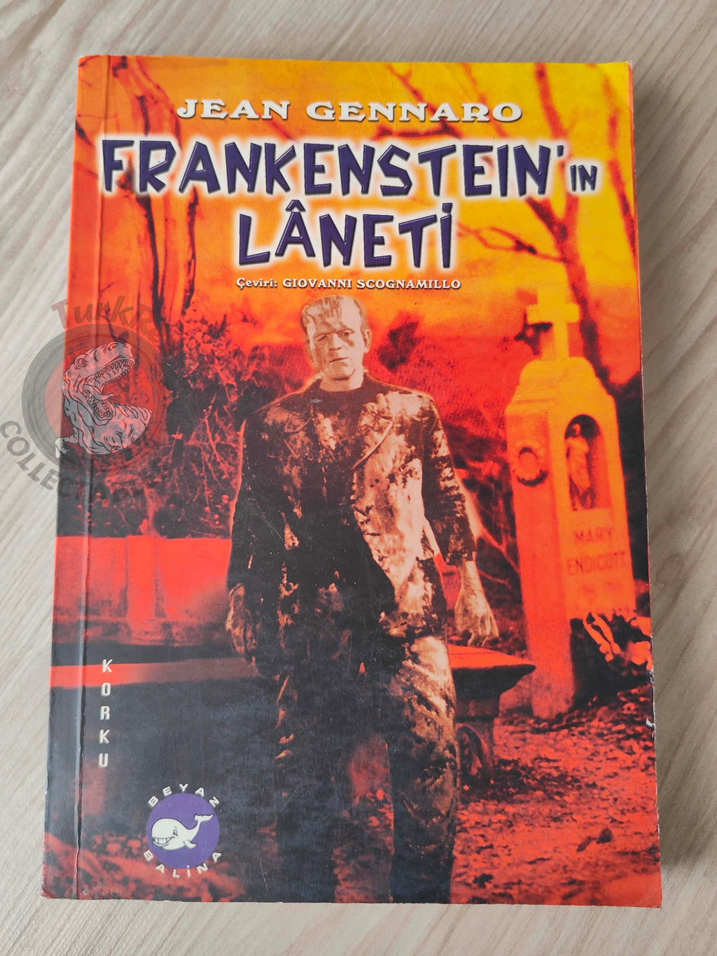 Jean Gennaro – The Curse of Frankenstein 2000 1st Turkish Book Turkey