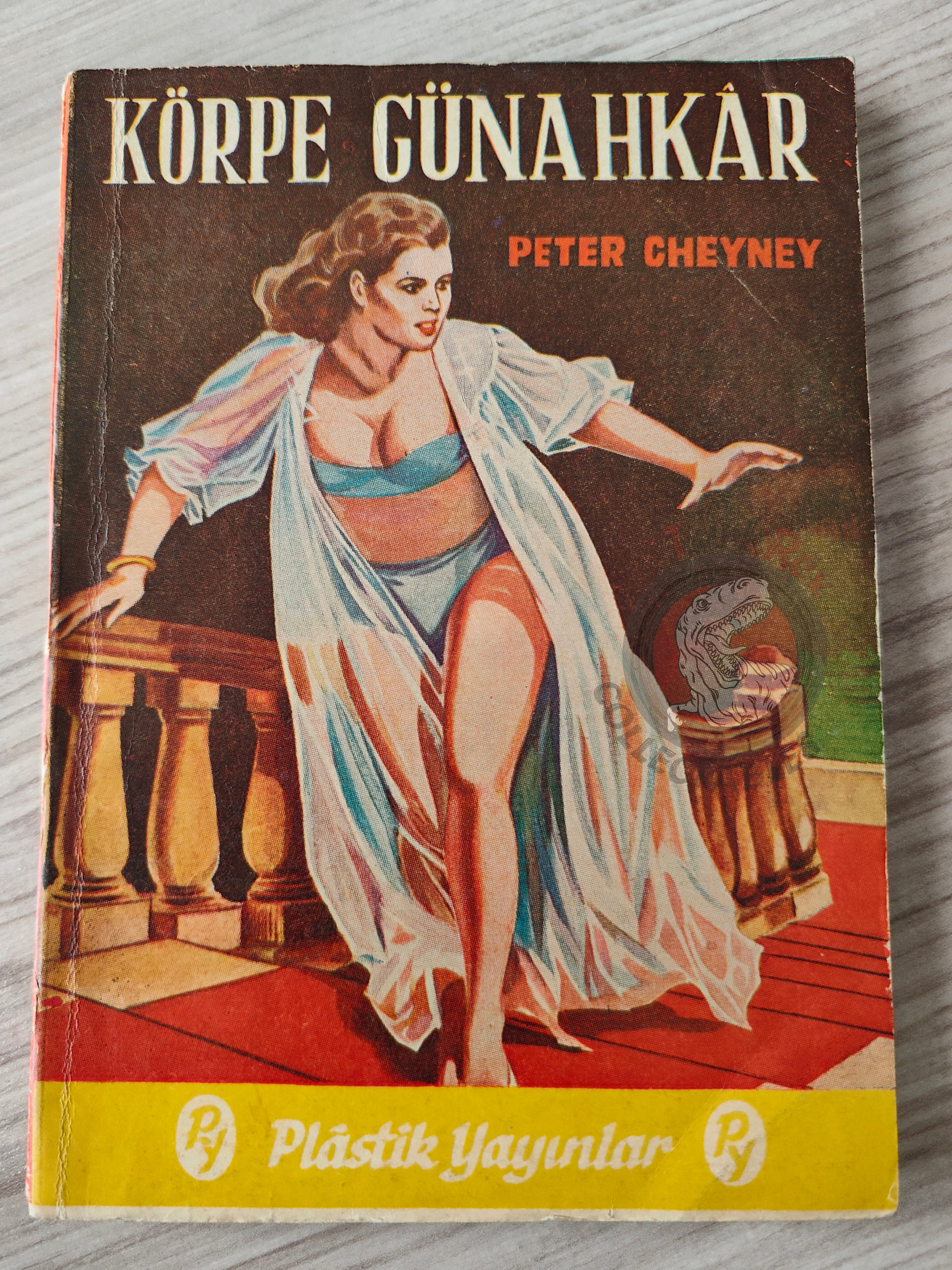 Peter Cheyney – Sinister Errand 1954 1st Turkish Book Turkey