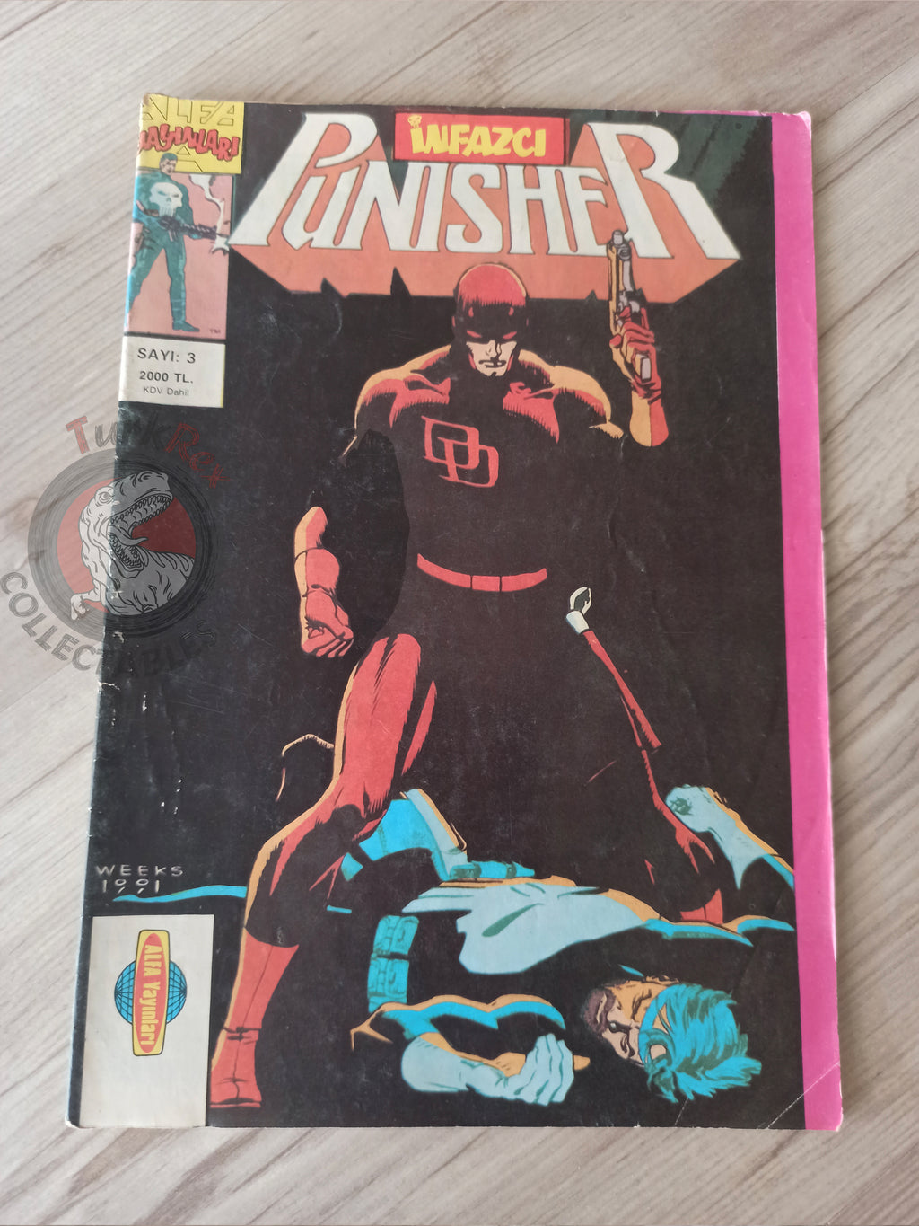 The Punisher #3 1991 Turkish Comic Turkey Daredevil #292 #293