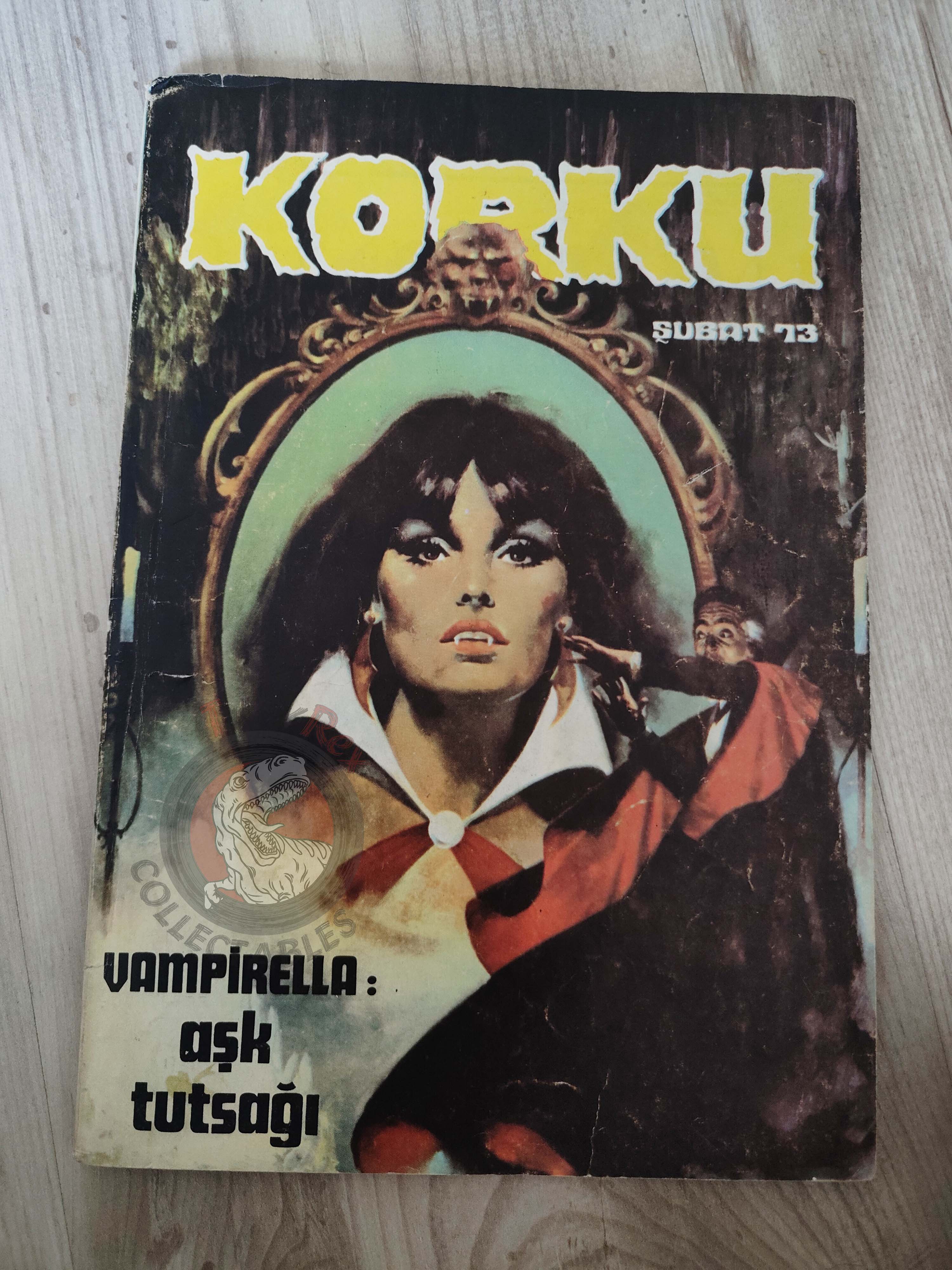 Korku February 1973 Turkish Comic Turkey Vampirella #18 Warren Creepy Eerie