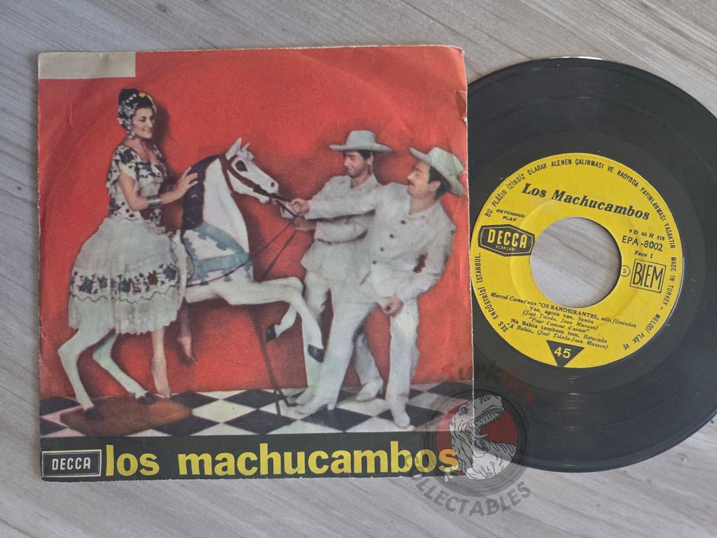 Los Machucambos – Os Bandeirantes 7" Turkish Pressing Vinyl Turkey Edition