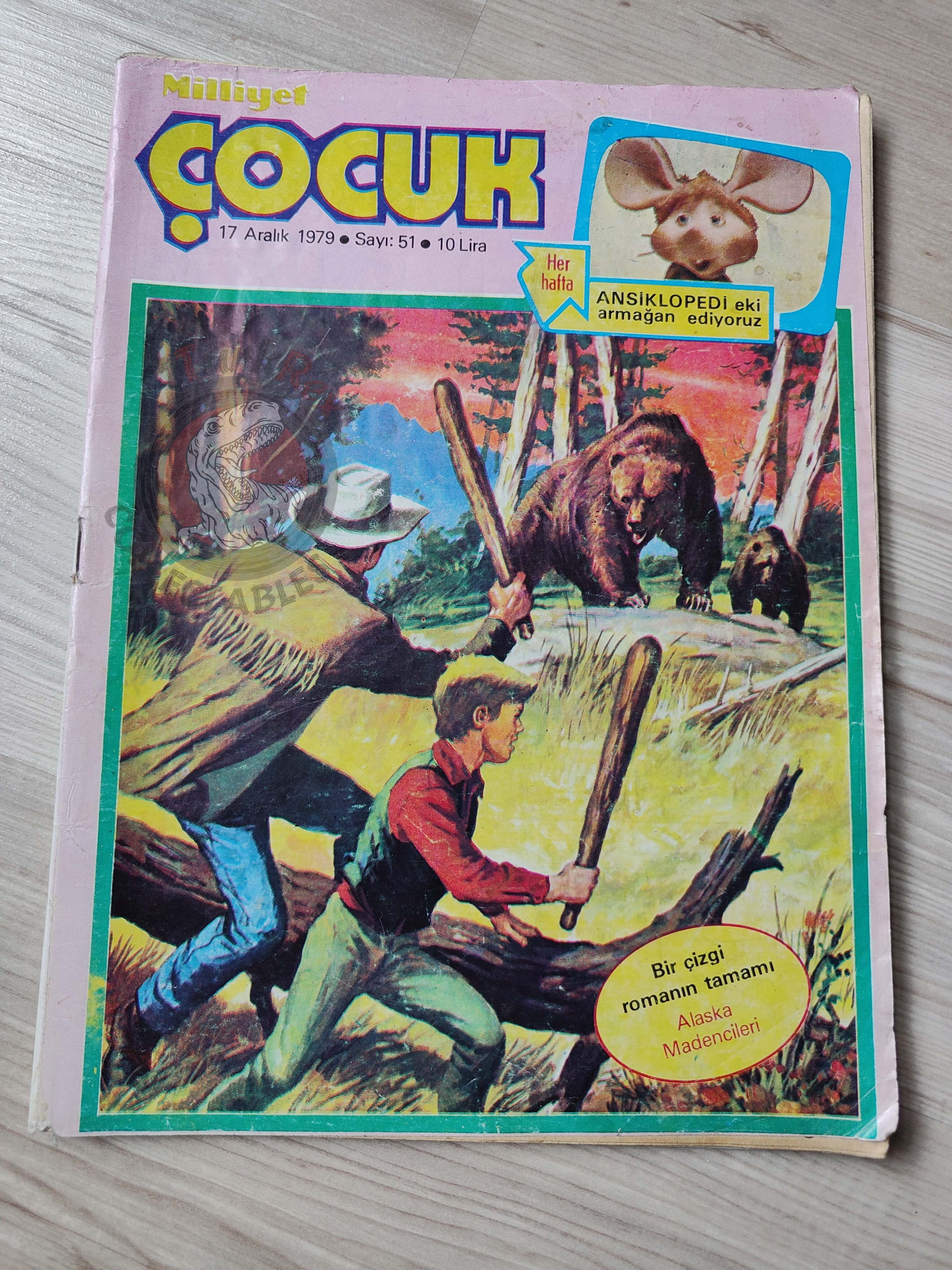 Milliyet Çocuk #51 1979 Turkish Comic Turkey Joyas Literarias Juveniles #137 Emilo Salgari