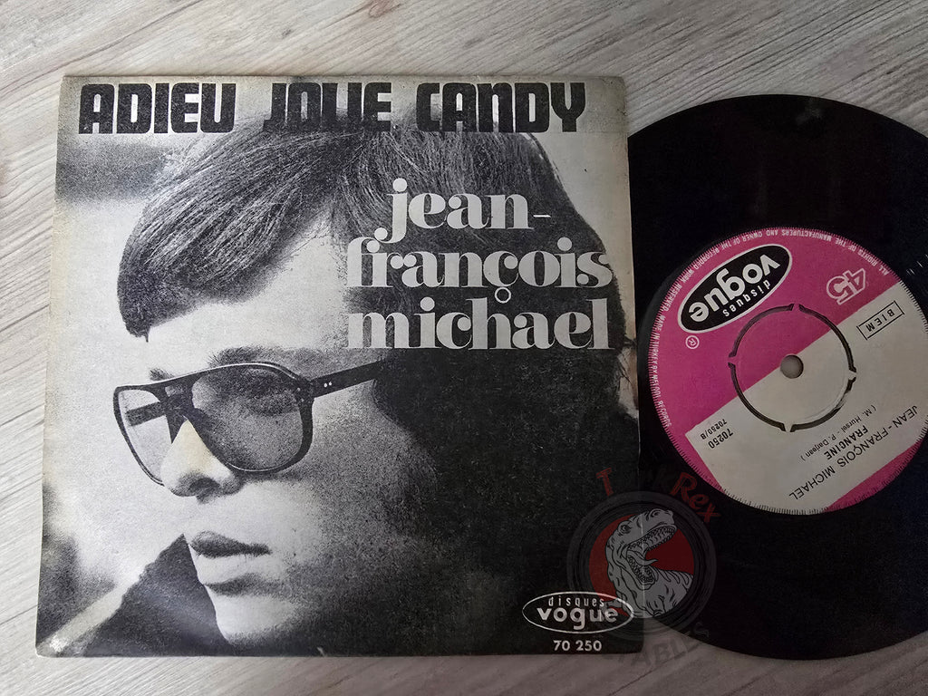 Jean-François Michael – Adieu Jolie Candy 7" Turkish Pressing Vinyl Turkey Edition 2