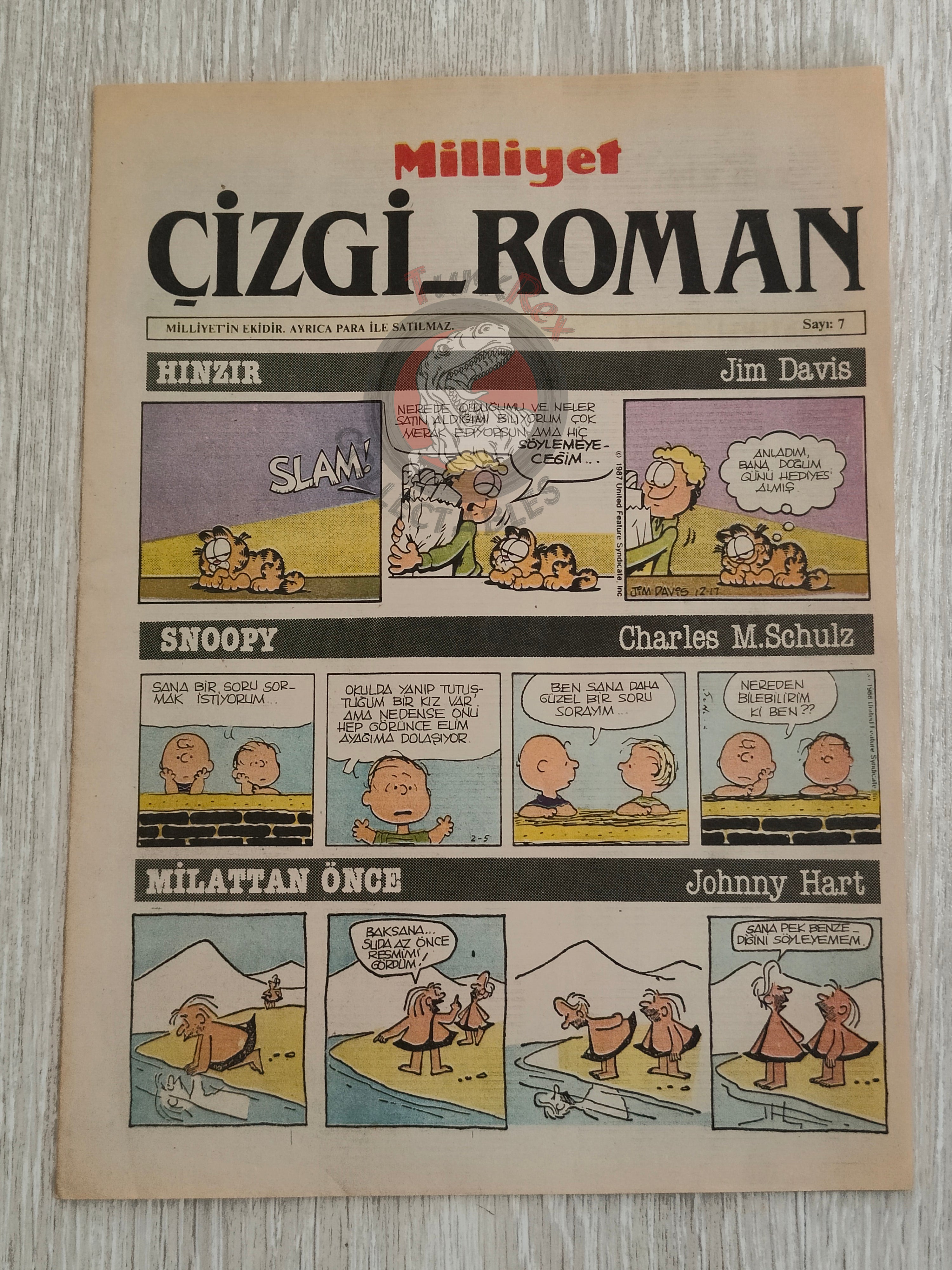 Milliyet Çizgi Roman #7 1988 Turkish Comic Turkey Belle Star Mr. Abernathy Green Force Five