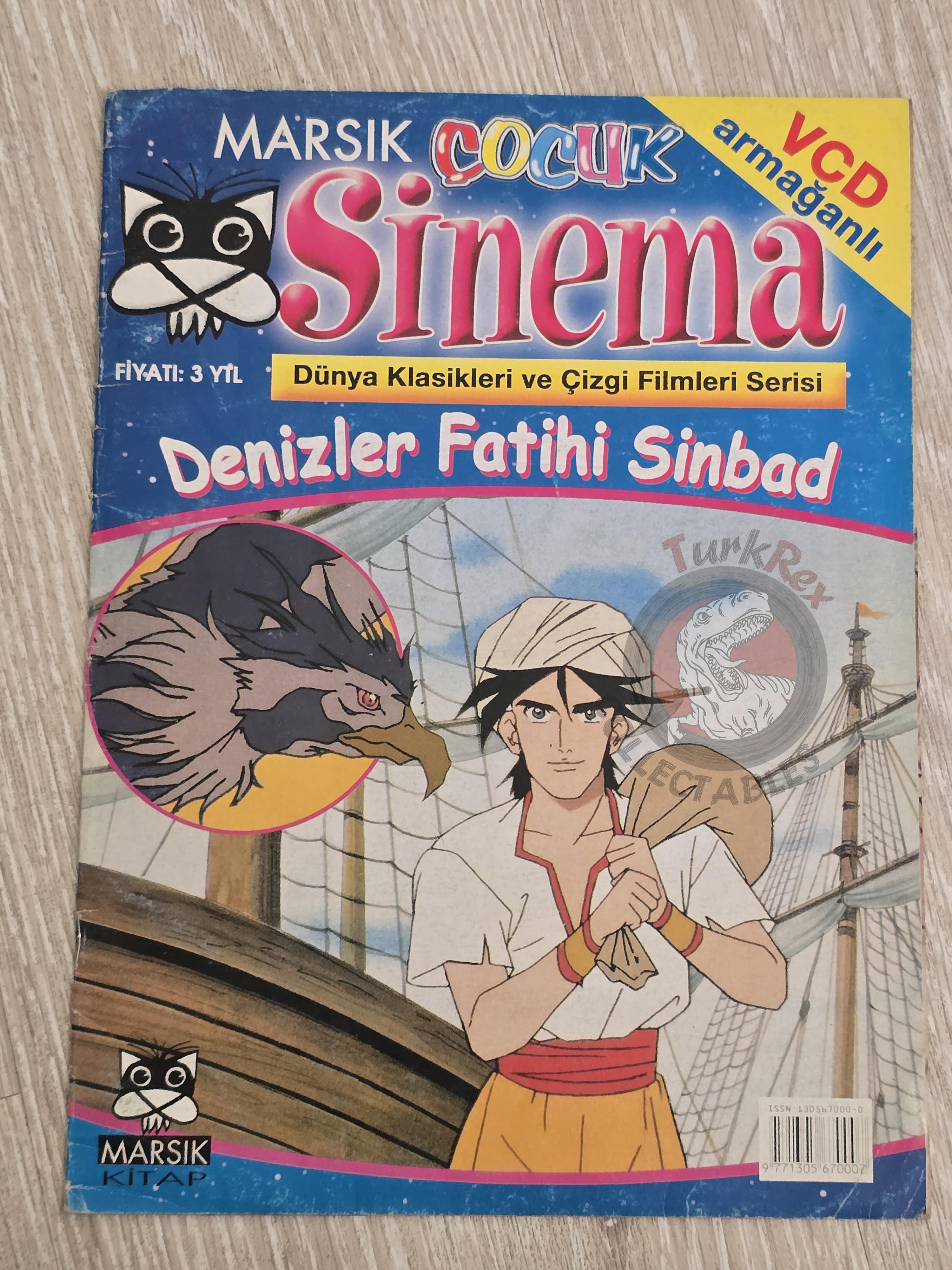 Sinbad the Sailor 2005 Turkish Book Turkey 1001 Nights Illustrated