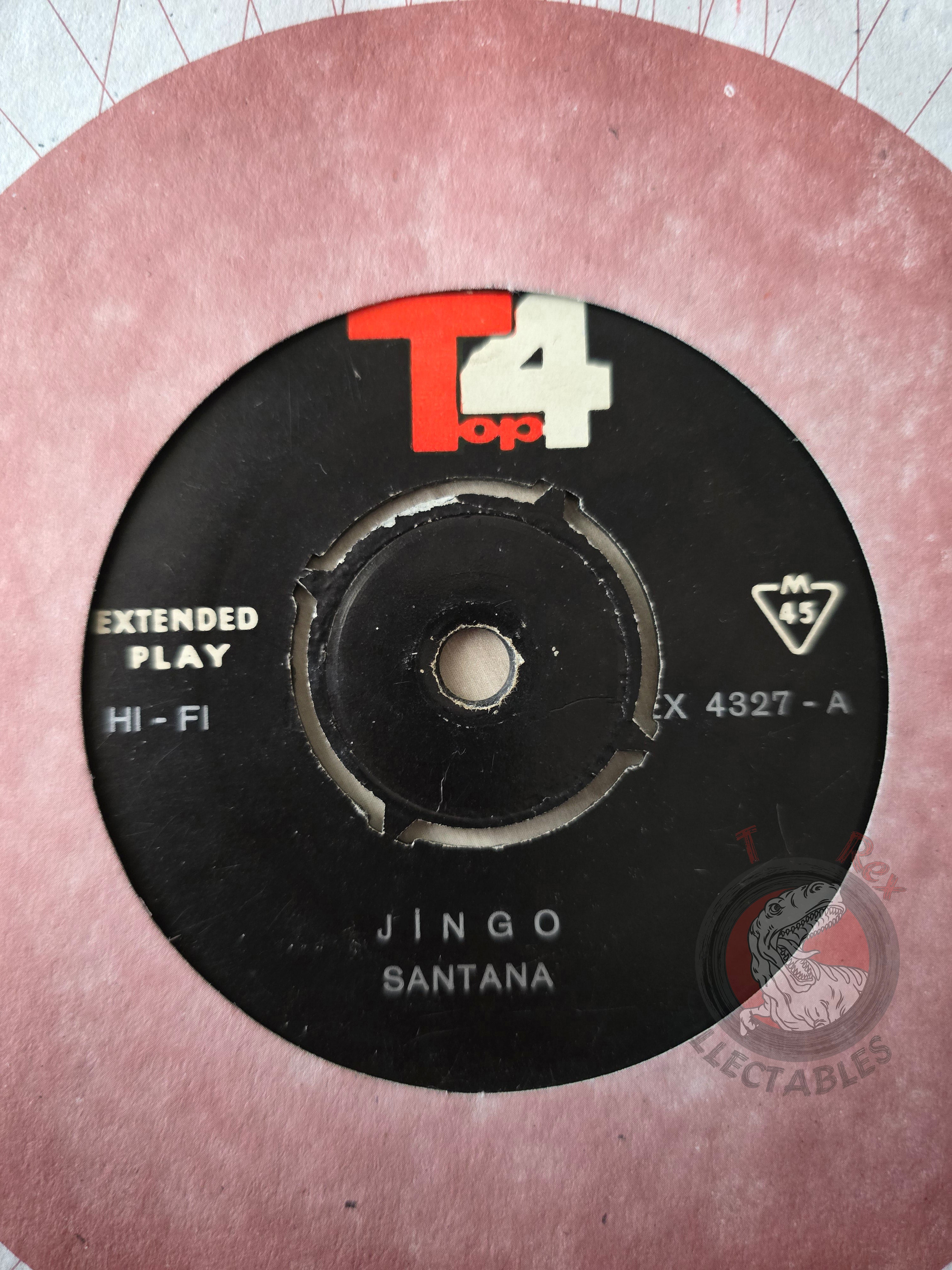 Santana – Jingo / You Just Don't Care 7" Iran Pressing Vinyl Iranian Edition 1