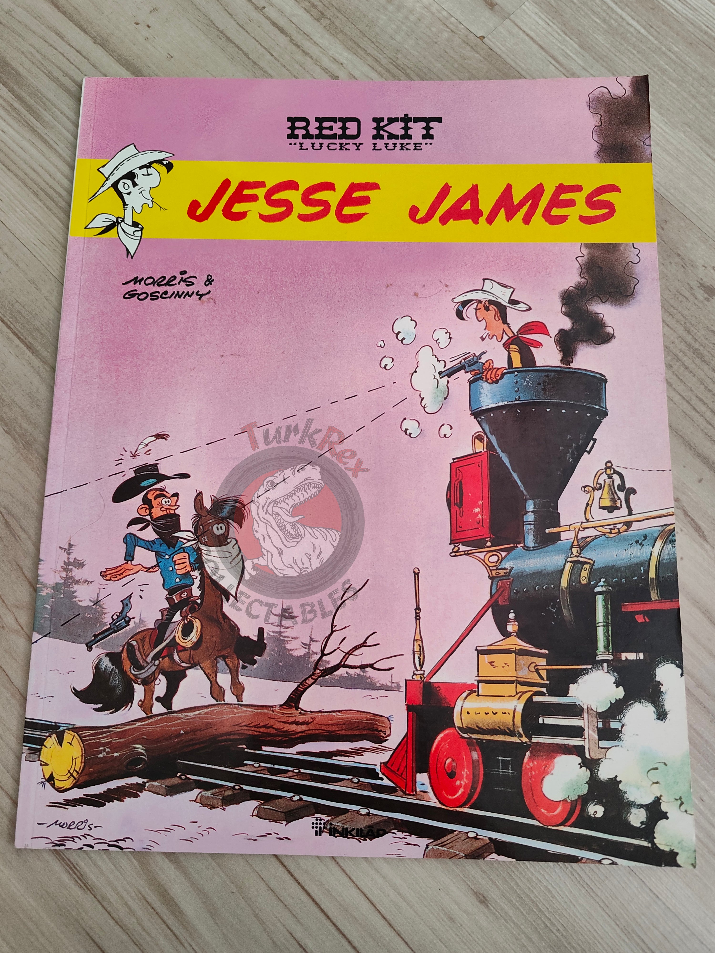 Lucky Luke #24 Jesse James 2005 Turkish Comic Turkey