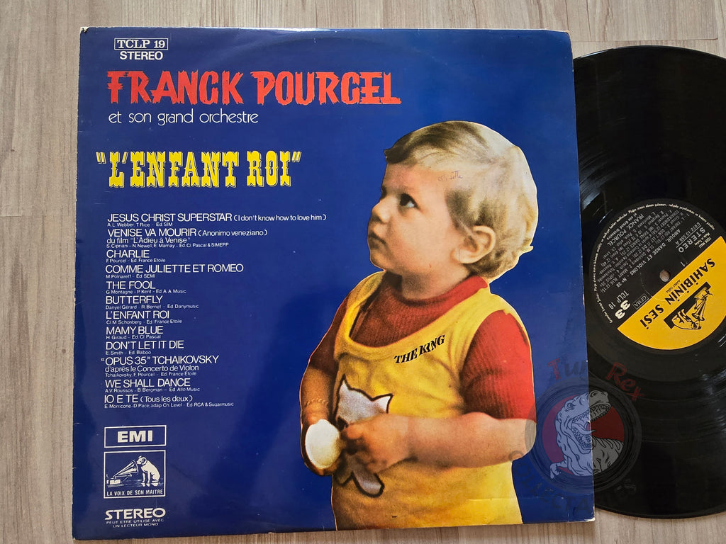 Franck Pourcel –  L'enfant Roi Turkish Pressing Vinyl Turkey Edition