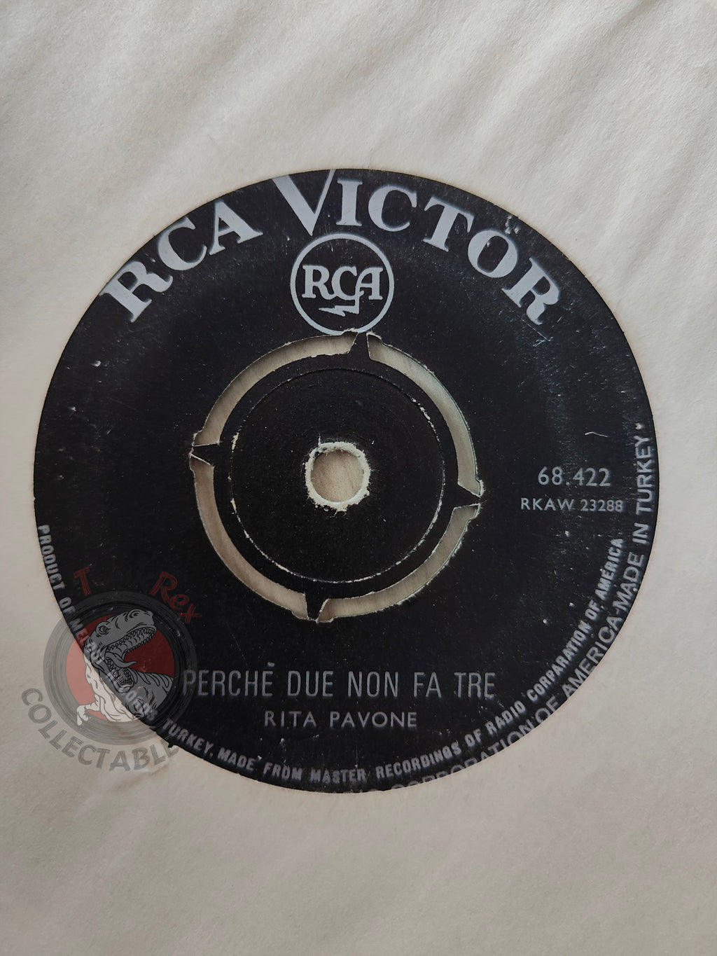 Rita Pavone – La Zanzara 7" Turkish Pressing Vinyl Turkey Edition
