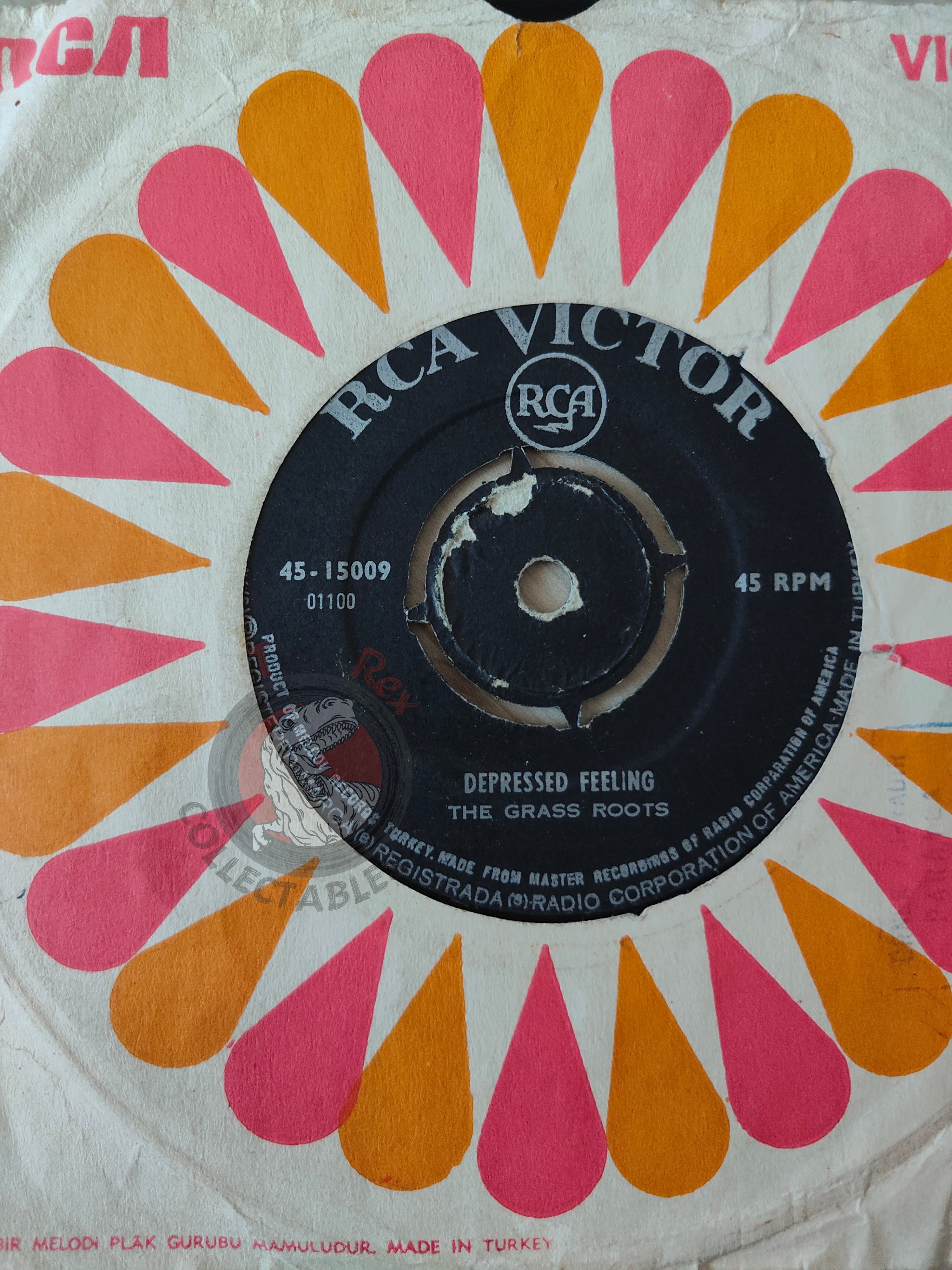 The Grass Roots – Let's Live For Today 7" Turkish Pressing Vinyl Turkey Edition