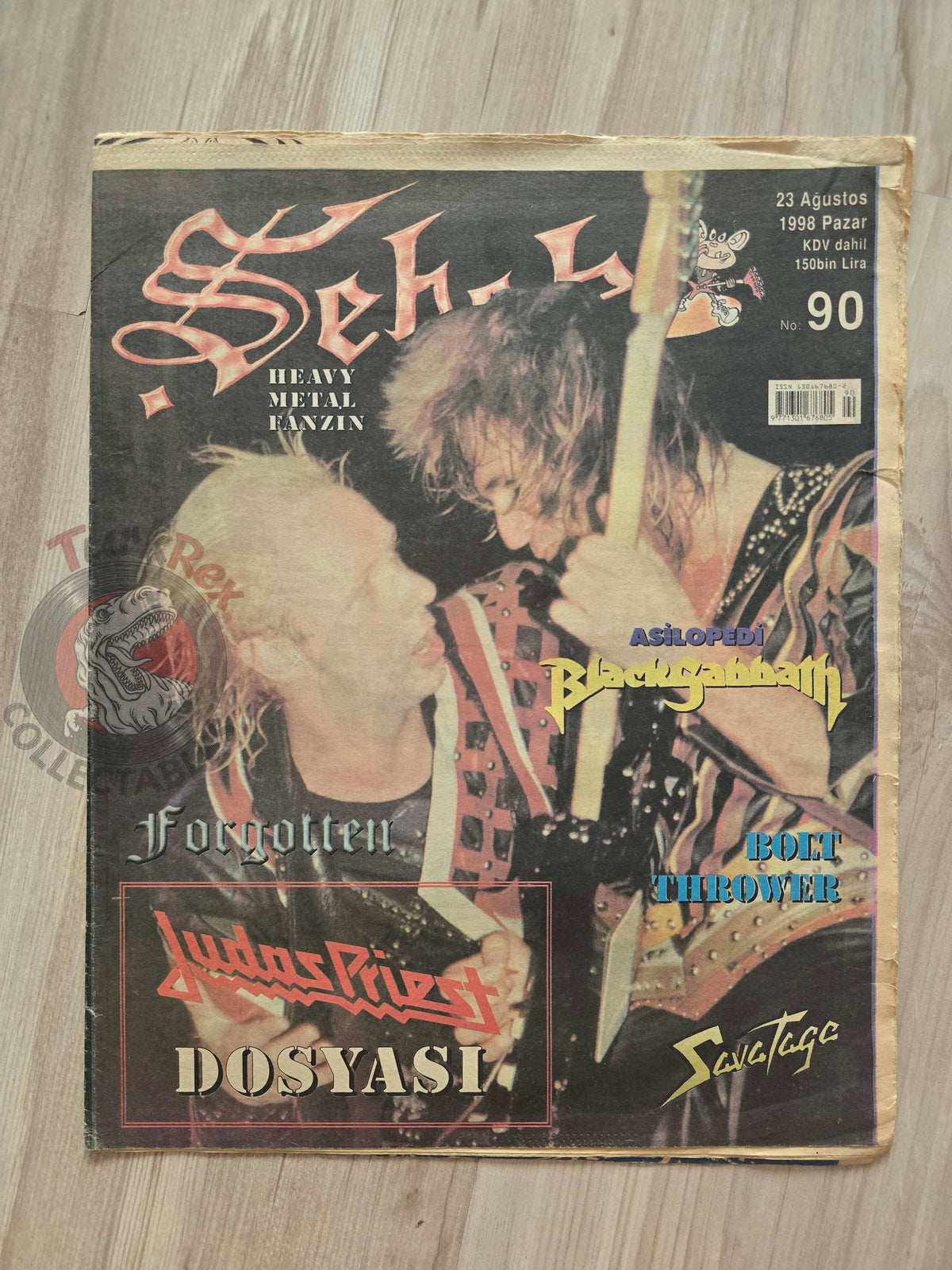 Şebek Fanzine 1998 Judas Priest Turkish Mag Turkey Savatage Bolt Thrower Black Sabbath Satyricon