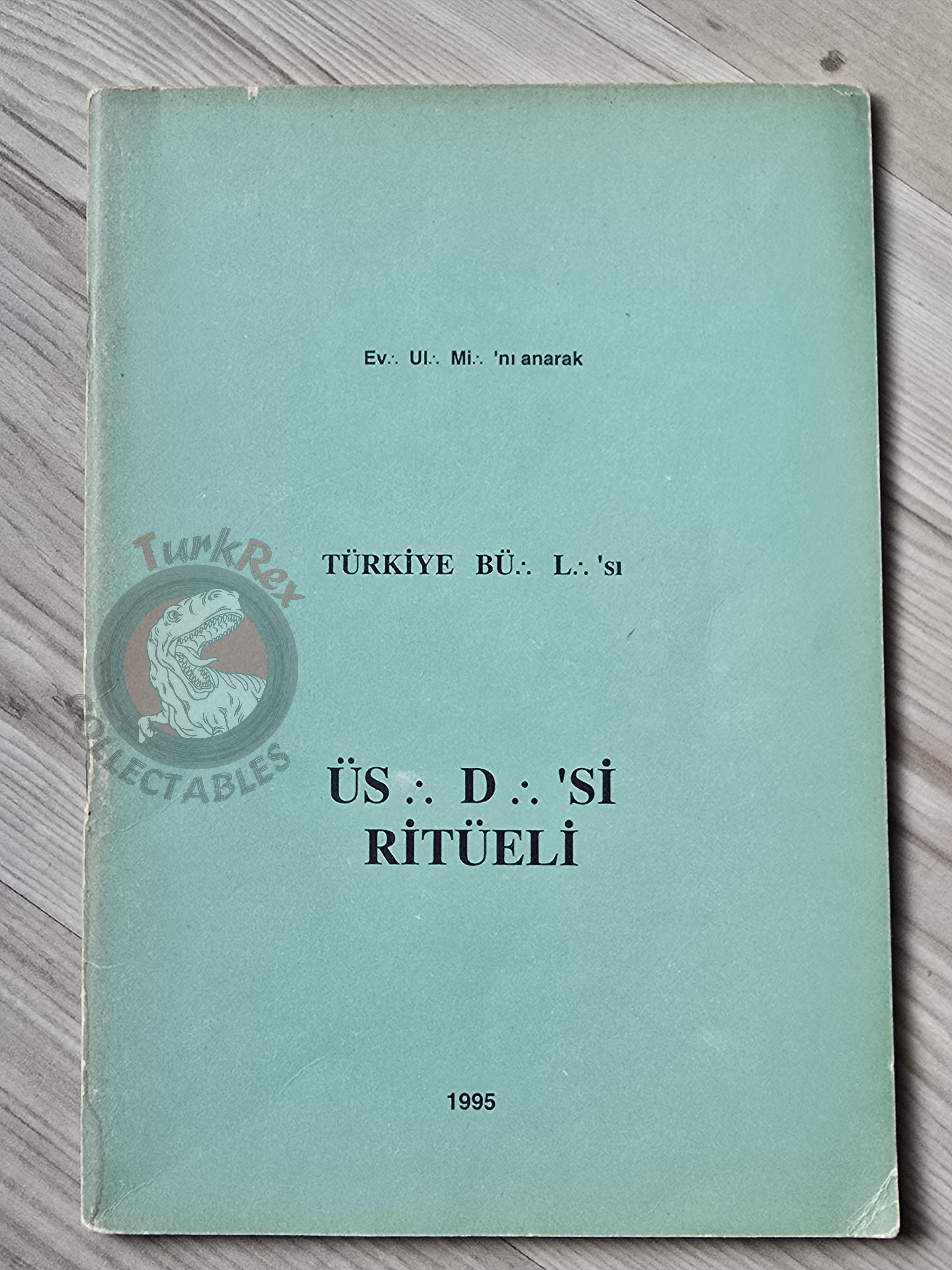 Turkish Freemasonry 3rd Degree Master Ritual 1995 Booklet Masonic Masons of Turkey