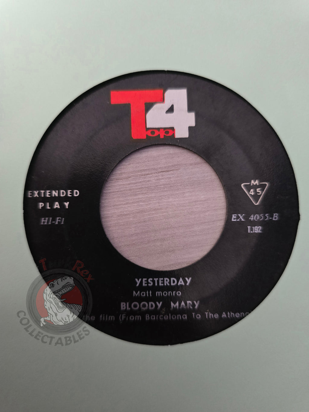 Thunderball James Bond OST / Tom Jones / Matt Monro 7" Iran Pressing Vinyl Iranian Edition