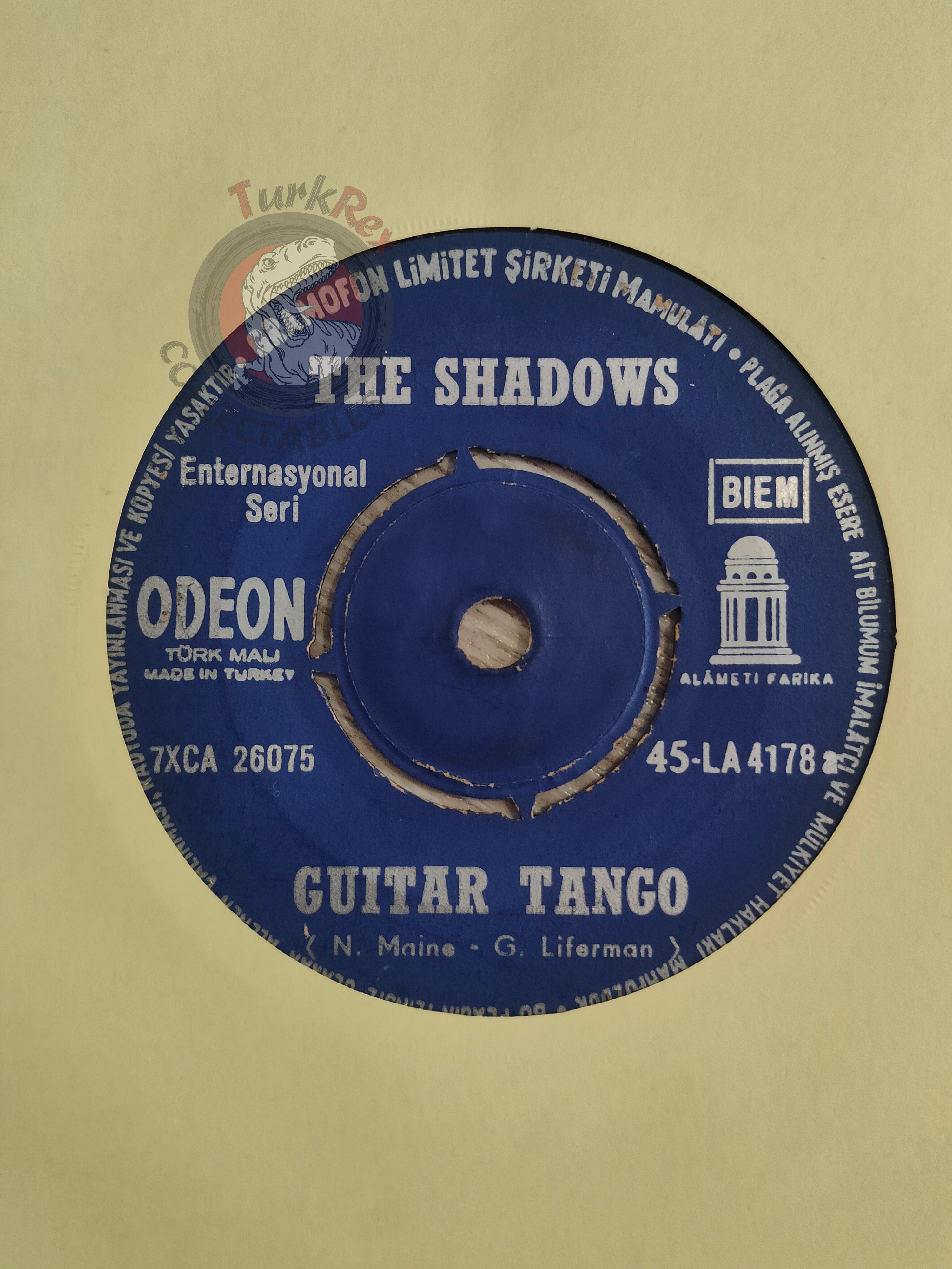 The Shadows – Guitar Tango 7" Turkish Pressing Vinyl Turkey Edition