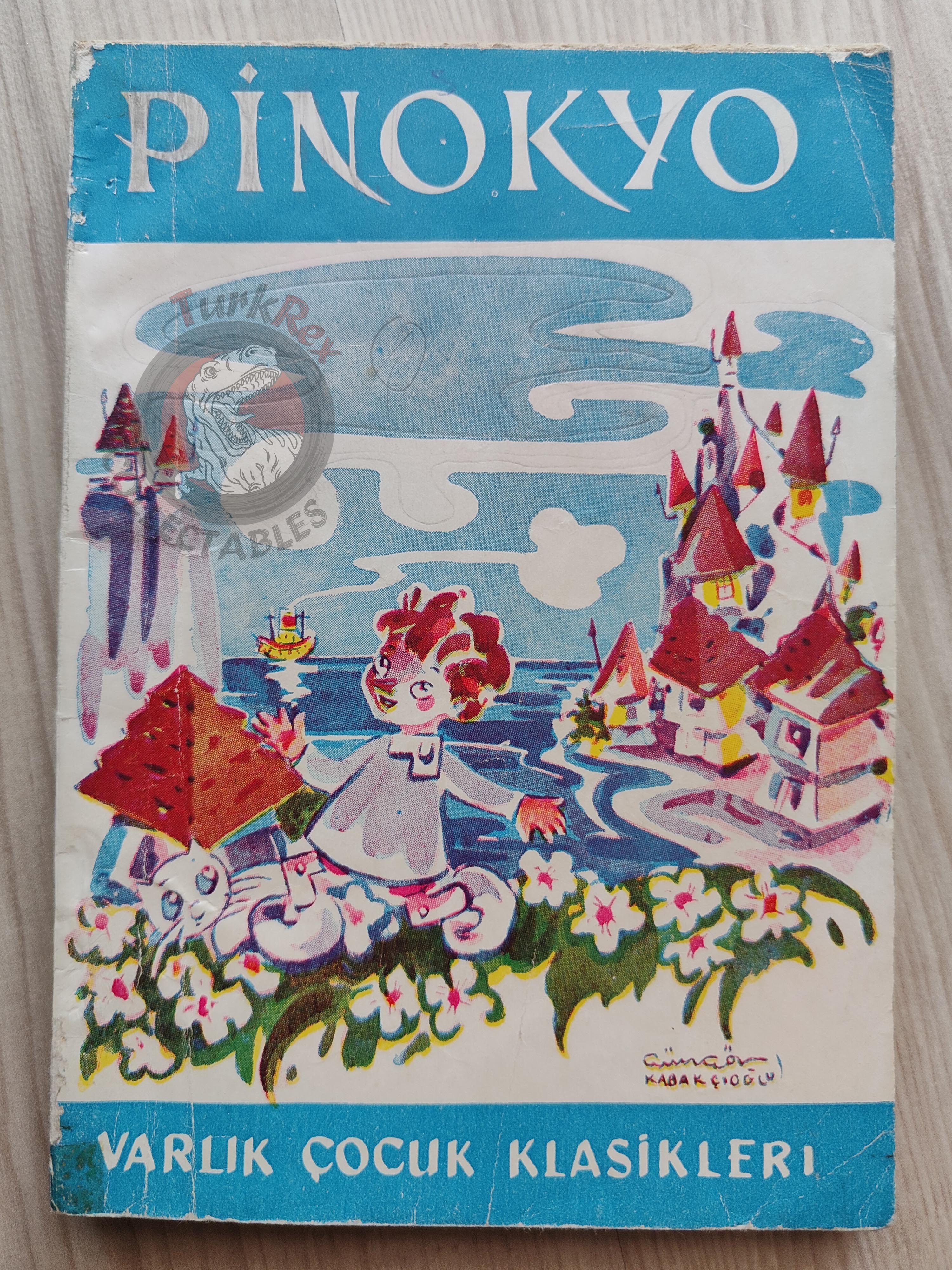 Carlo Collodi – Pinocchio 1956 Turkish Book Turkey Illustrated