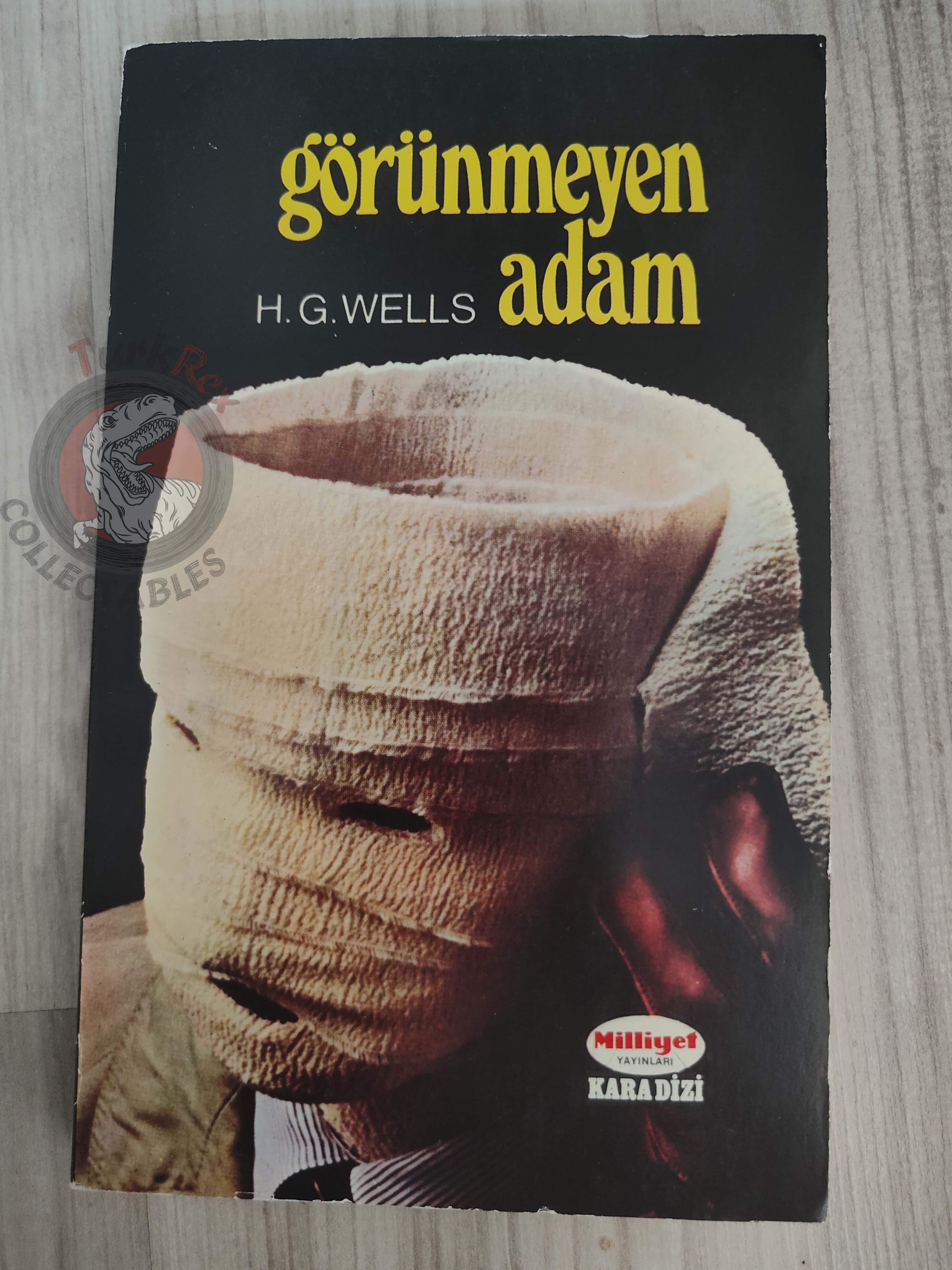 H. G. Wells – The Invisible Man 1972 Turkish Book Turkey