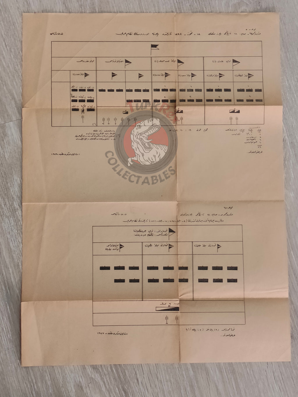 Ottoman Military Training Sheet Siege of Plevna Russo-Turkish War Military Press 1927