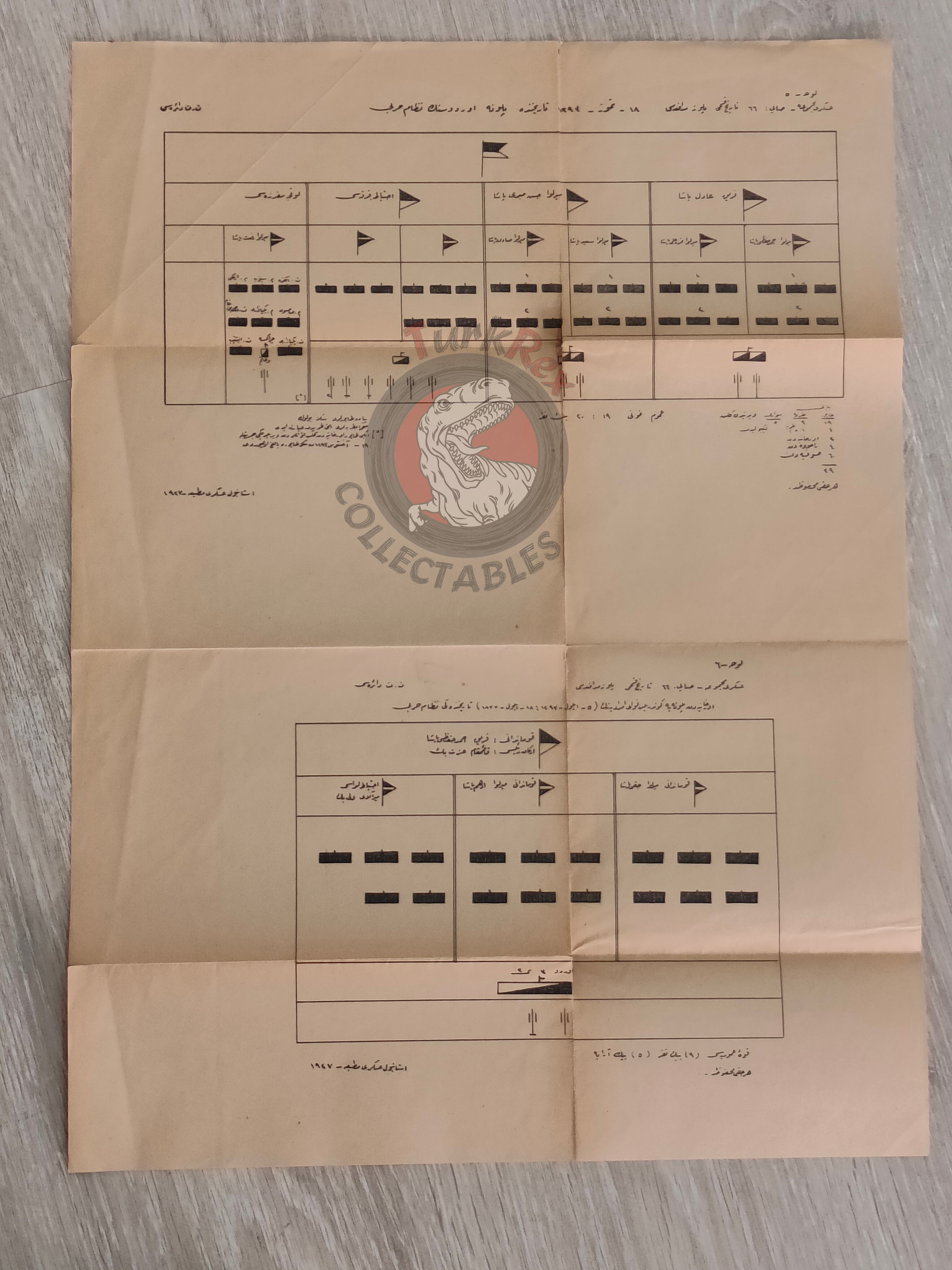 Ottoman Military Training Sheet Siege of Plevna Russo-Turkish War Military Press 1927