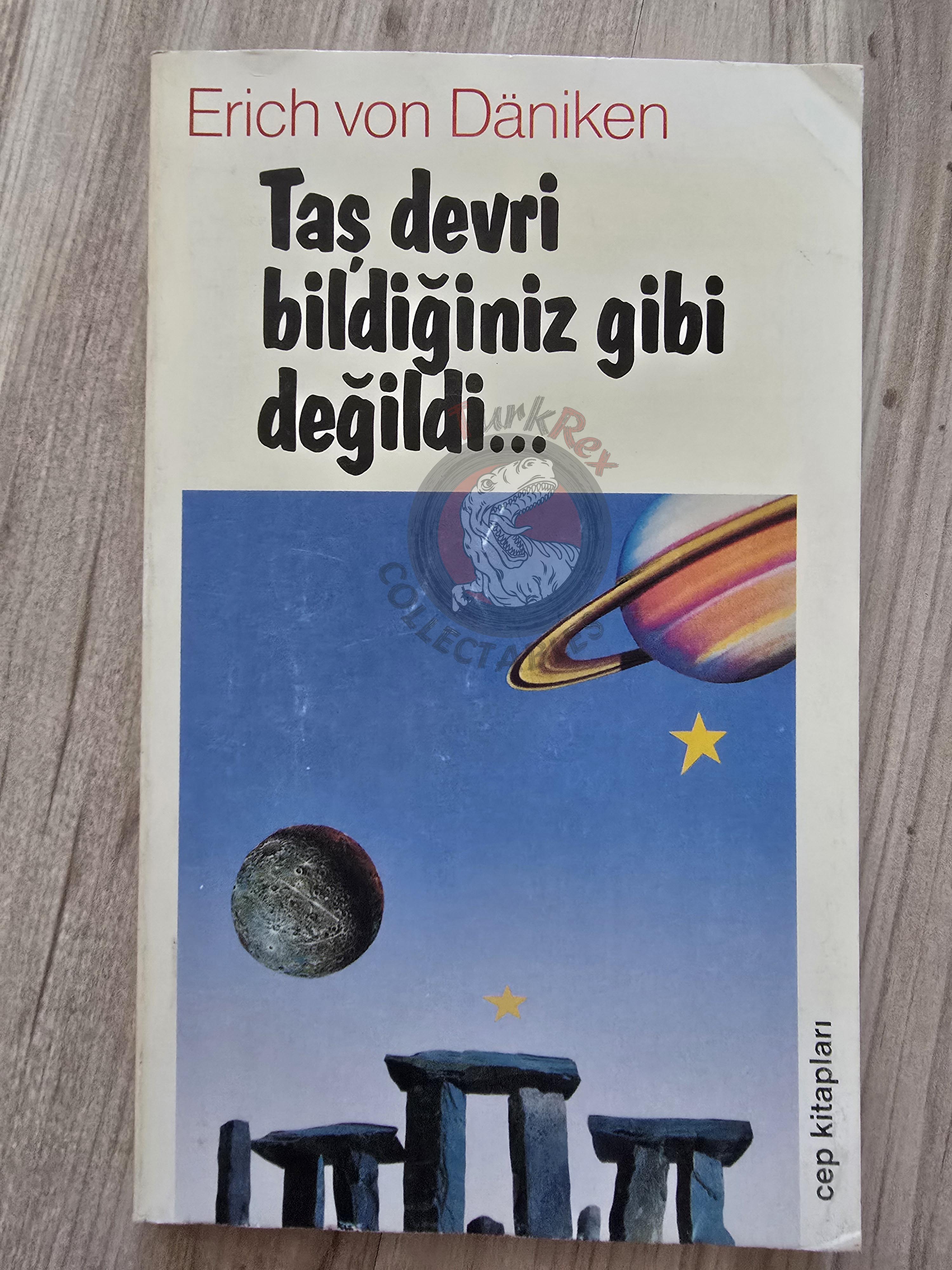 Erich von Däniken –  The Stone Age Was Totally Different 1993 Turkish Book Turkey Ufology