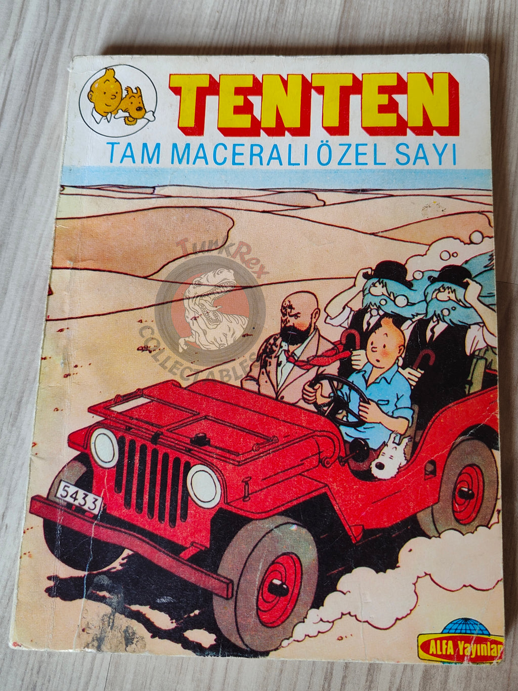 Tintin – Prisoners of the Sun 1983 Turkish Edition Comic Turkey Herge's Death