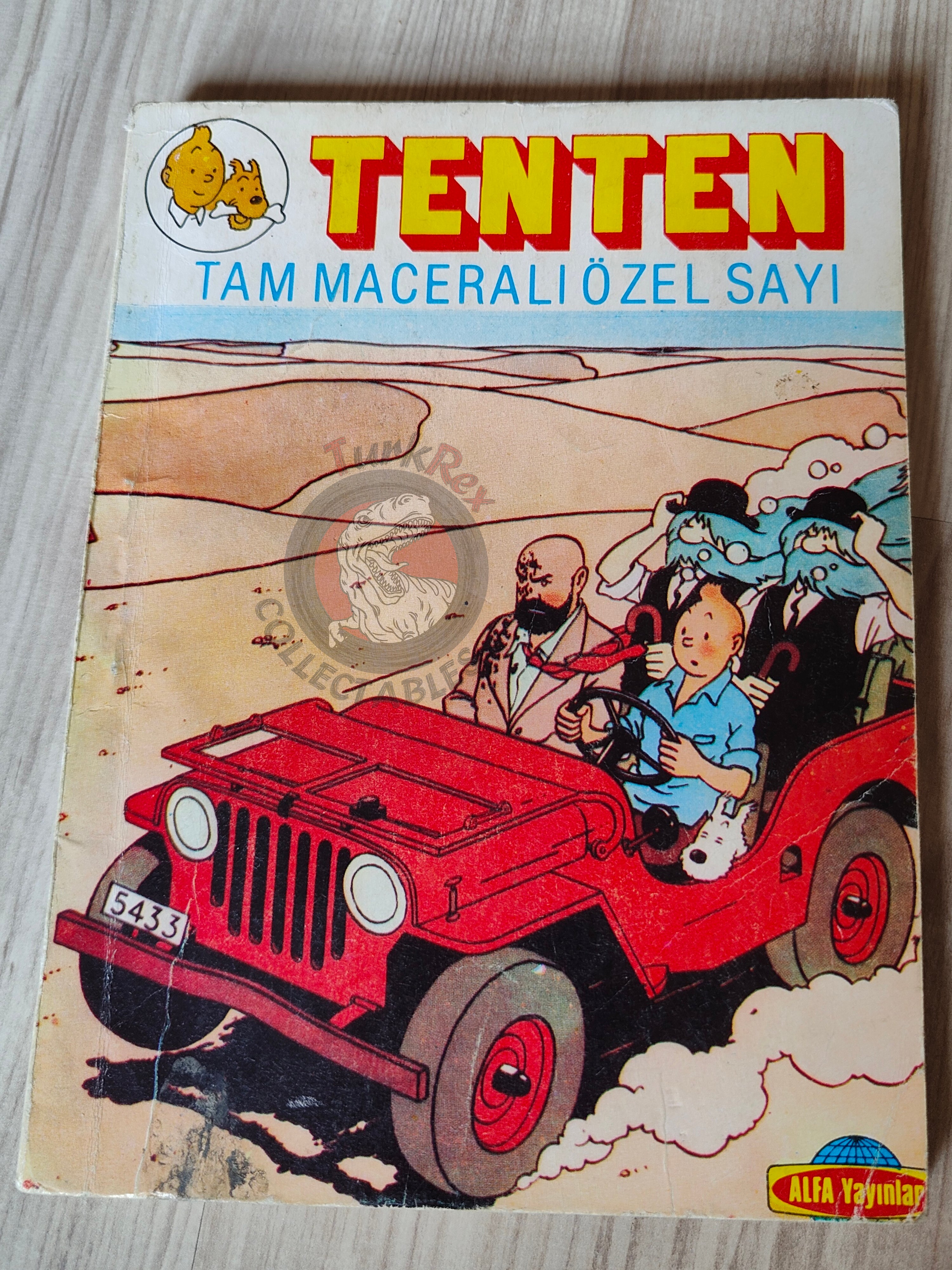 Tintin – Prisoners of the Sun 1983 Turkish Edition Comic Turkey Herge's Death