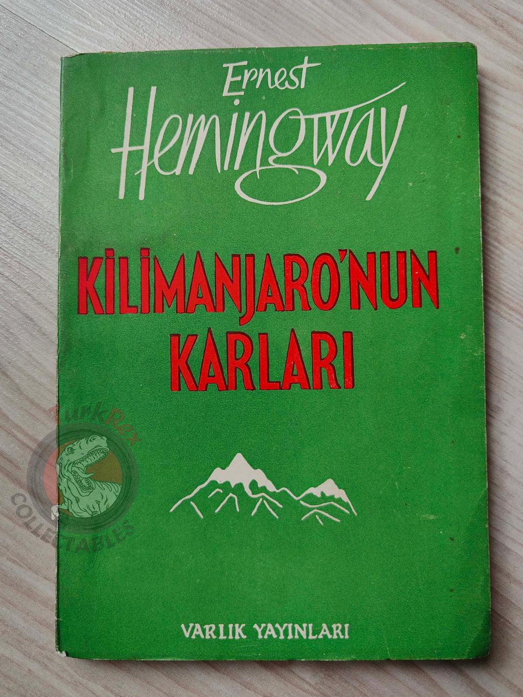 Ernest Hemingway – The Snows of Kilimanjaro 1953 1st Turkish Book Turkey
