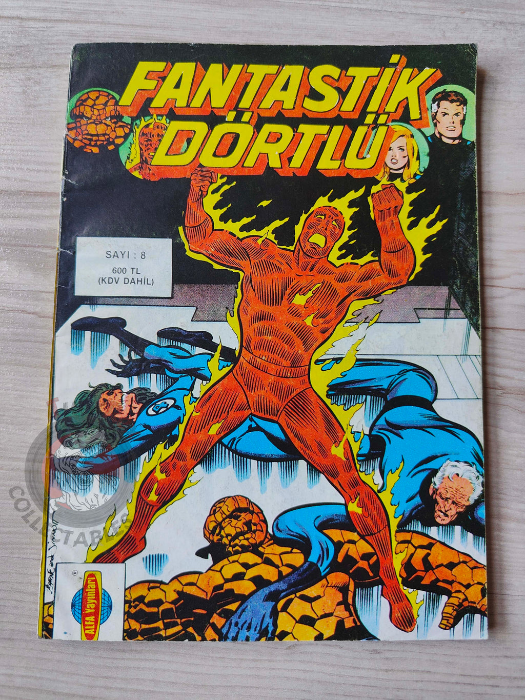 Fantastic Four #8 1988 Turkish Comic Turkey #213 #214 #215 #216
