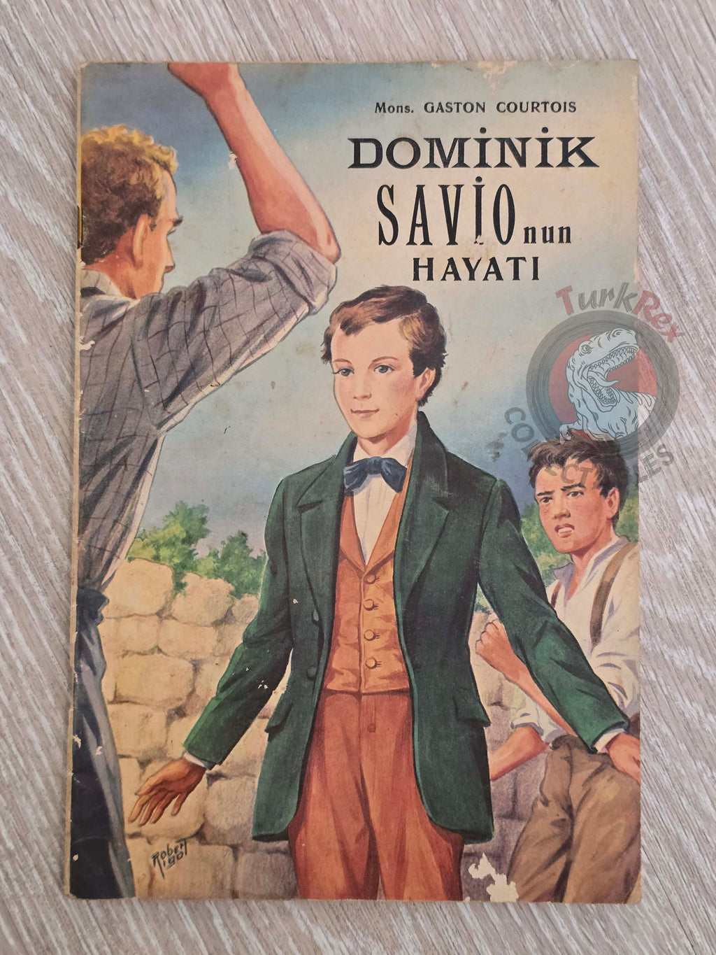 Gaston Courtois – Saint Dominic Savio 1962 1st Turkish Book Turkey