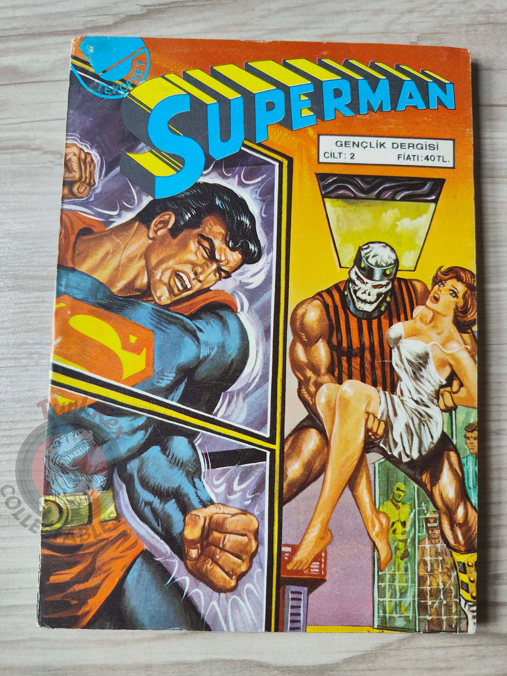 Superman Vol #2 1980s Turkish Comic Turkey #331 #326 #327 #328 Superboy #244 #232