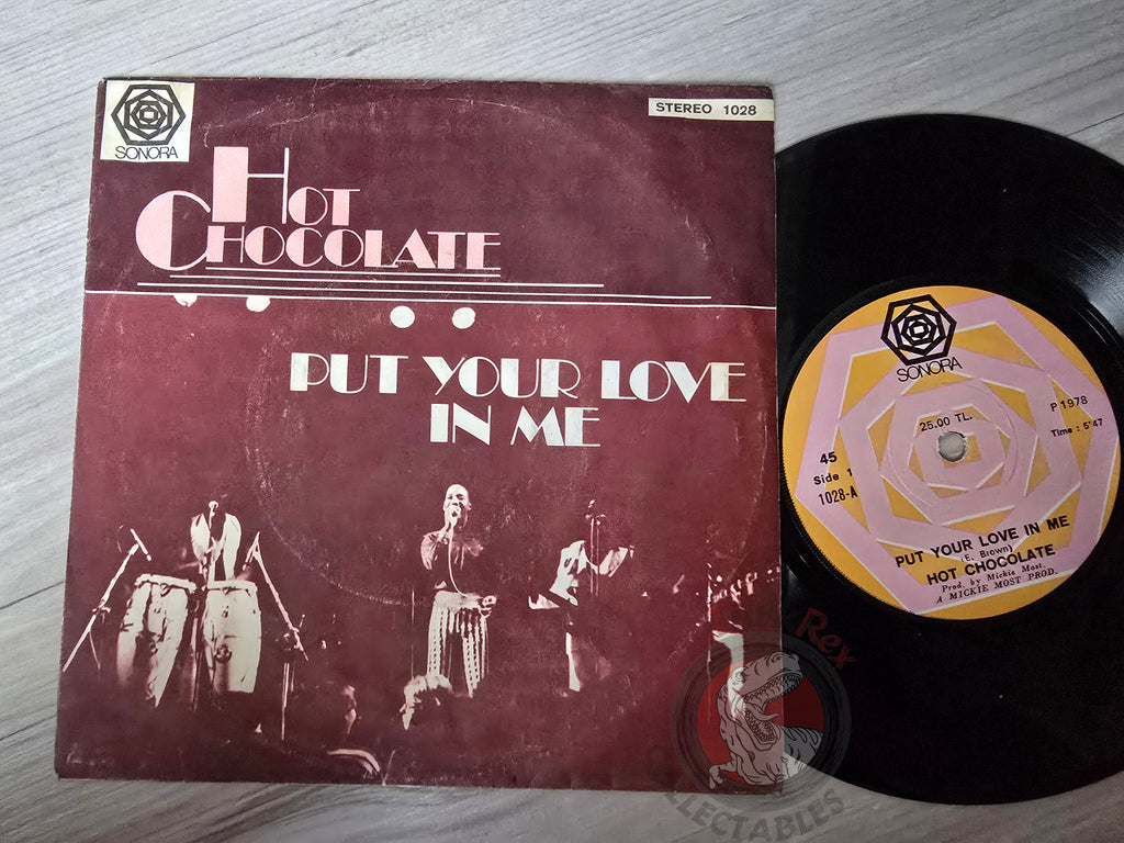 Hot Chocolate – Put Your Love In Me 7" Turkish Pressing Vinyl Turkey Edition