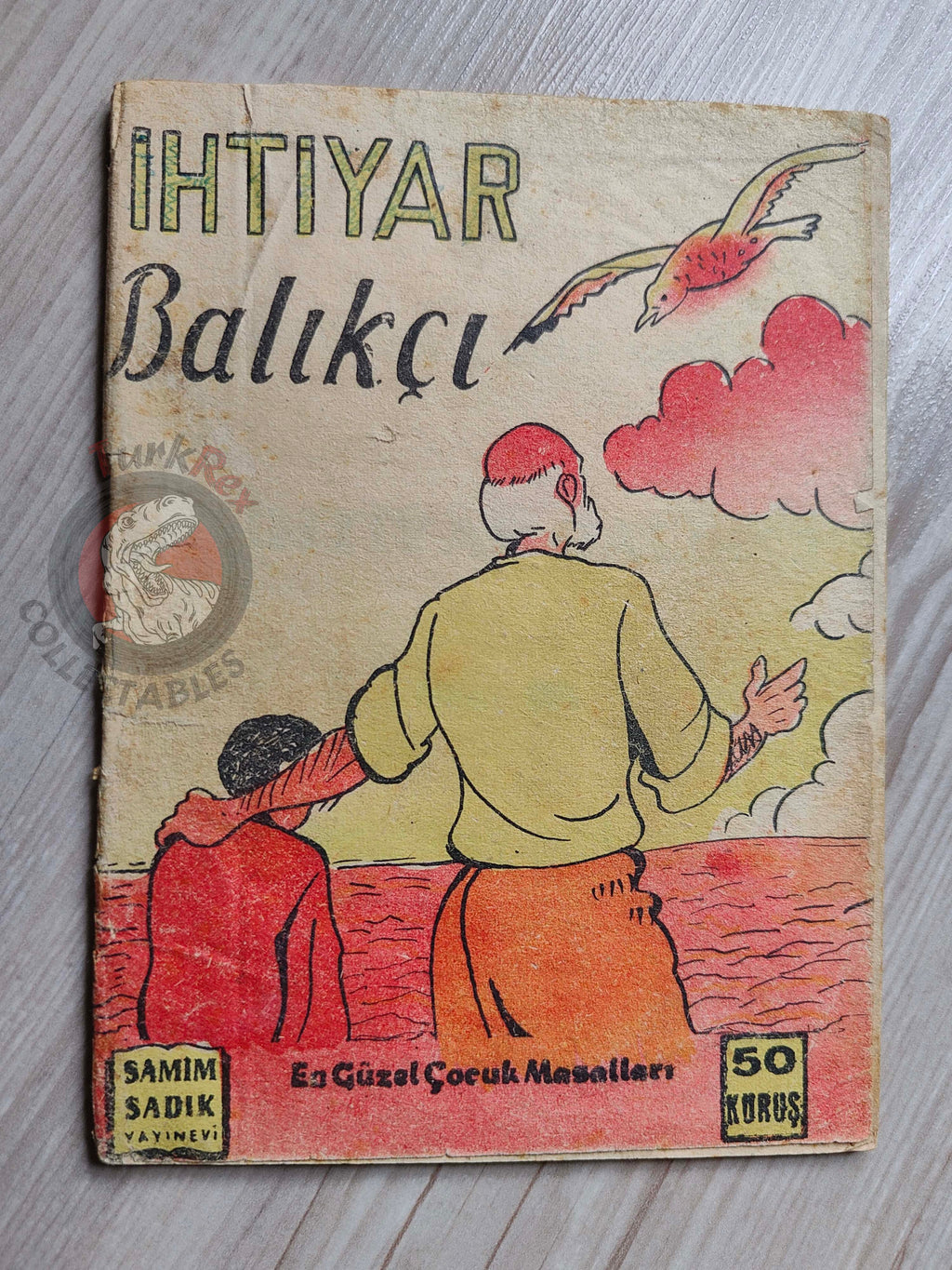 Ernest Hemingway – The Old Man and the Sea 1962 Illustrated Turkish Book Turkey