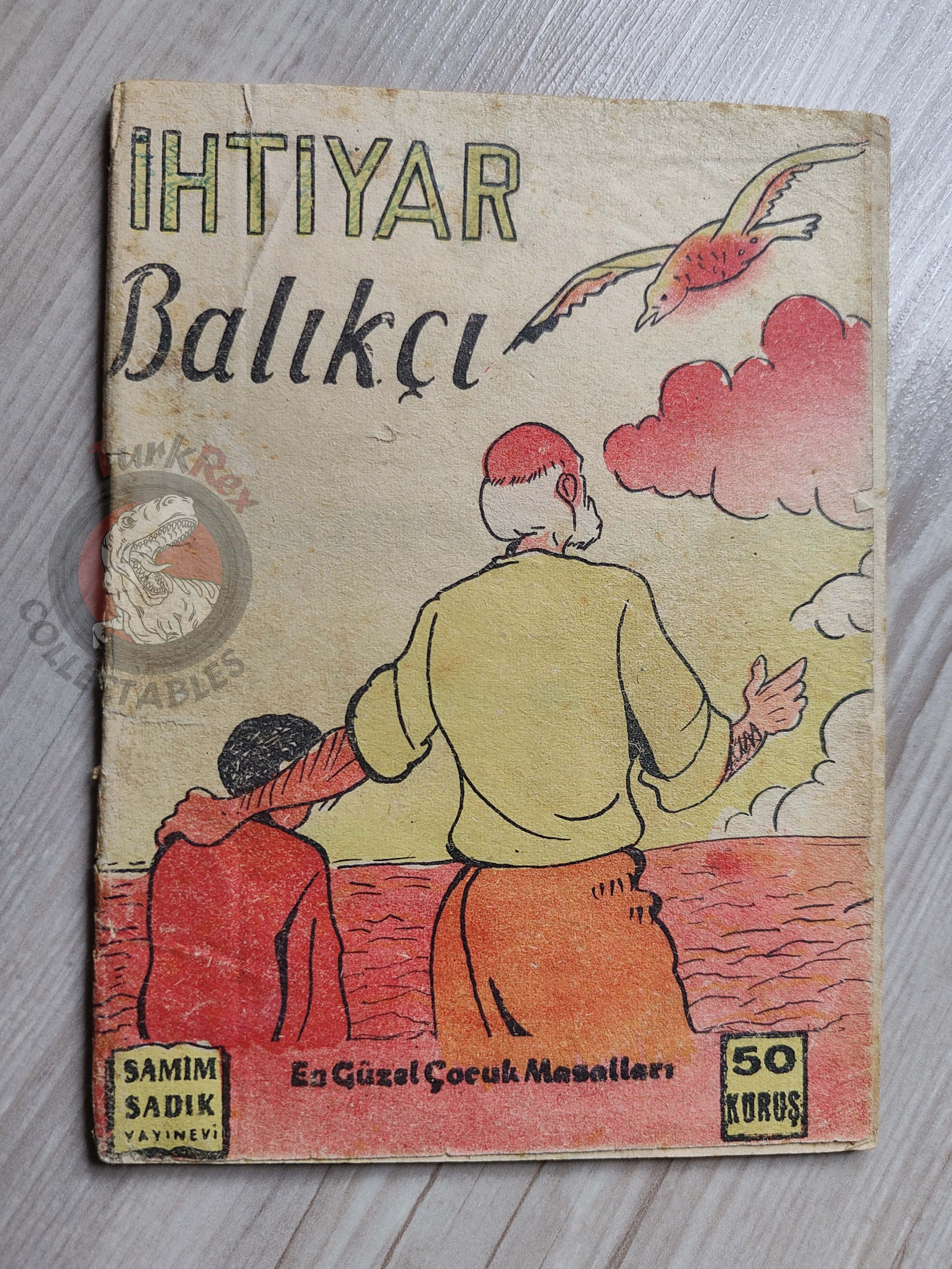 Ernest Hemingway – The Old Man and the Sea 1962 Illustrated Turkish Book Turkey