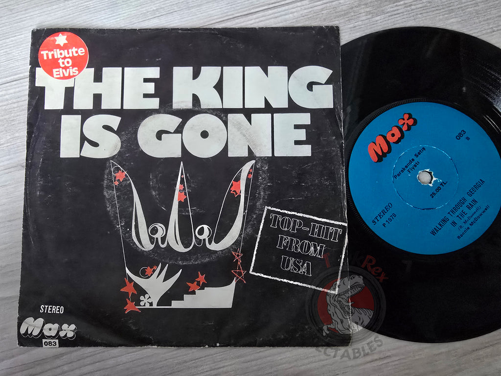 Ronnie McDowell – The King Is Gone 7" Turkish Pressing Vinyl Turkey Edition Elvis Presley