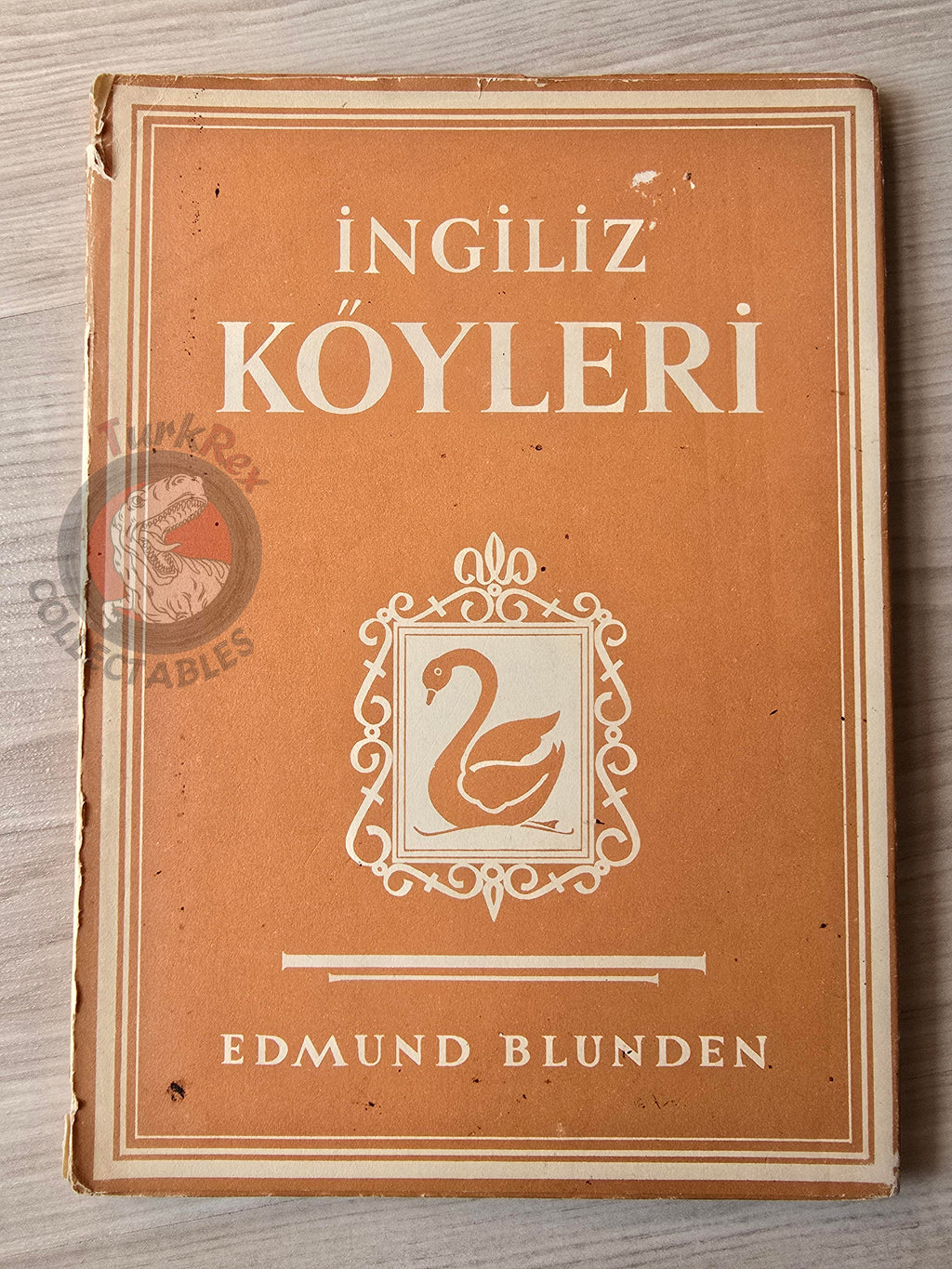 Edmund Blunden – English Villages 1940s HC / DJ Turkish Book Turkey WW2 era Propaganda