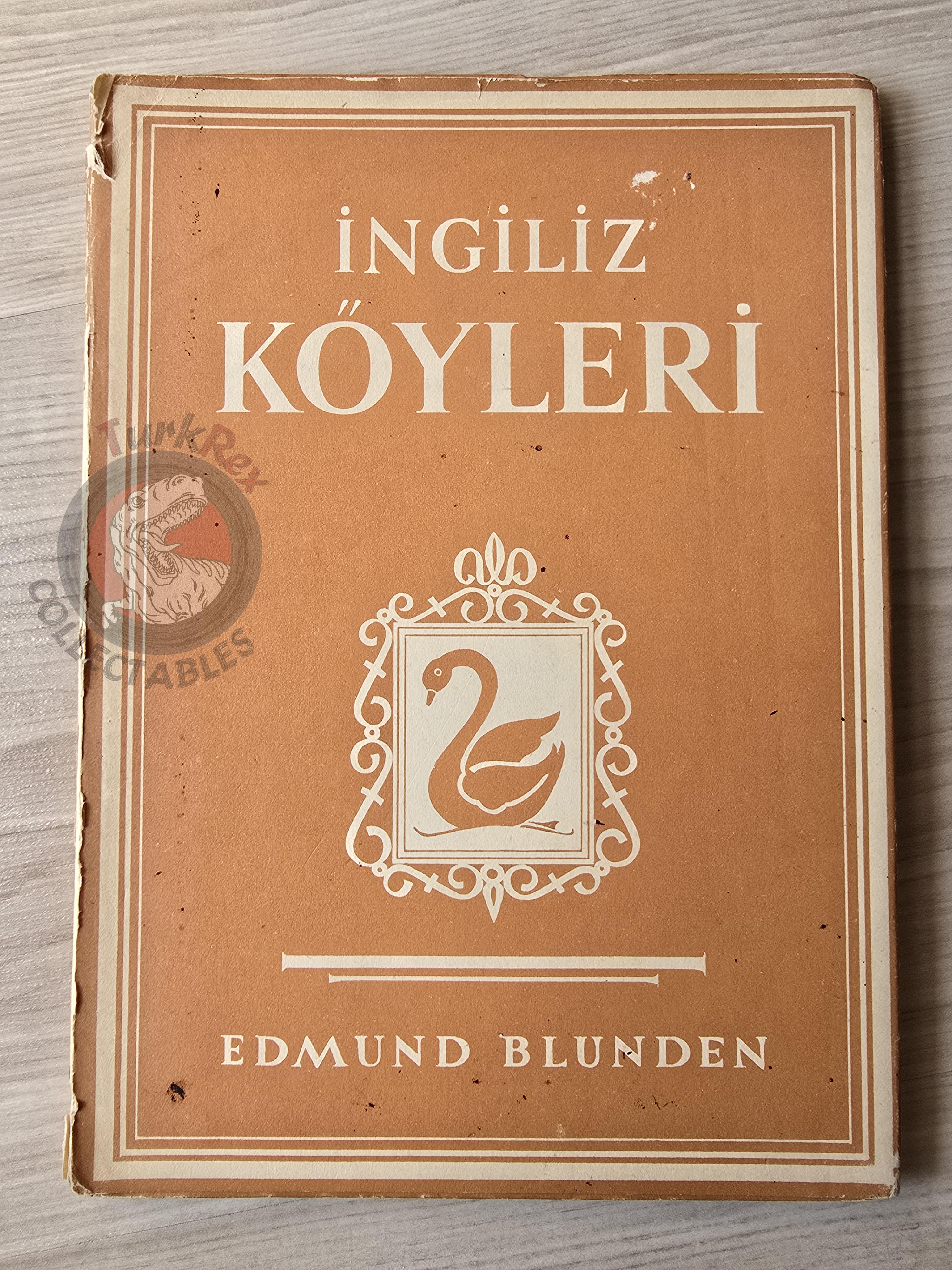 Edmund Blunden – English Villages 1940s HC / DJ Turkish Book Turkey WW2 era Propaganda