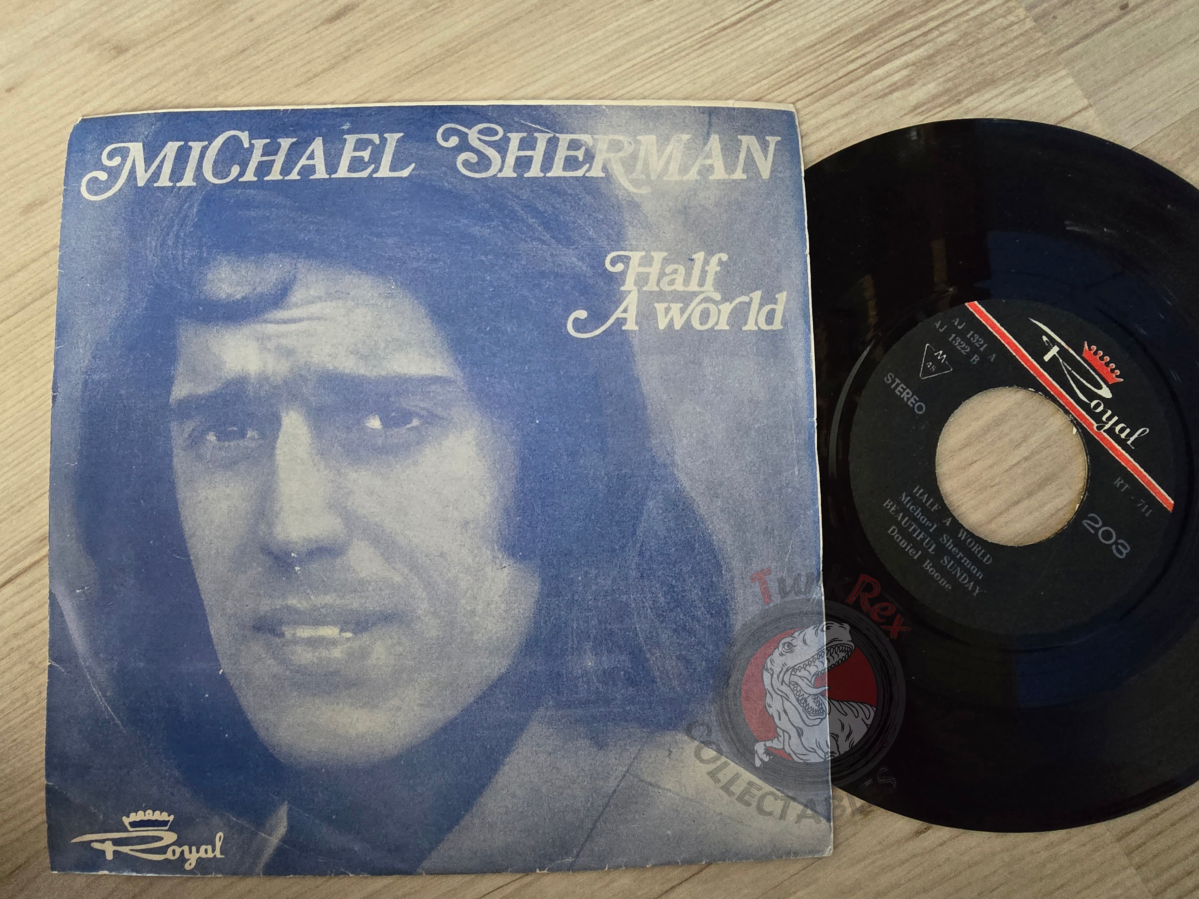 Michael Sherman / Daniel Boone 7" Iran Pressing Vinyl Iranian Edition
