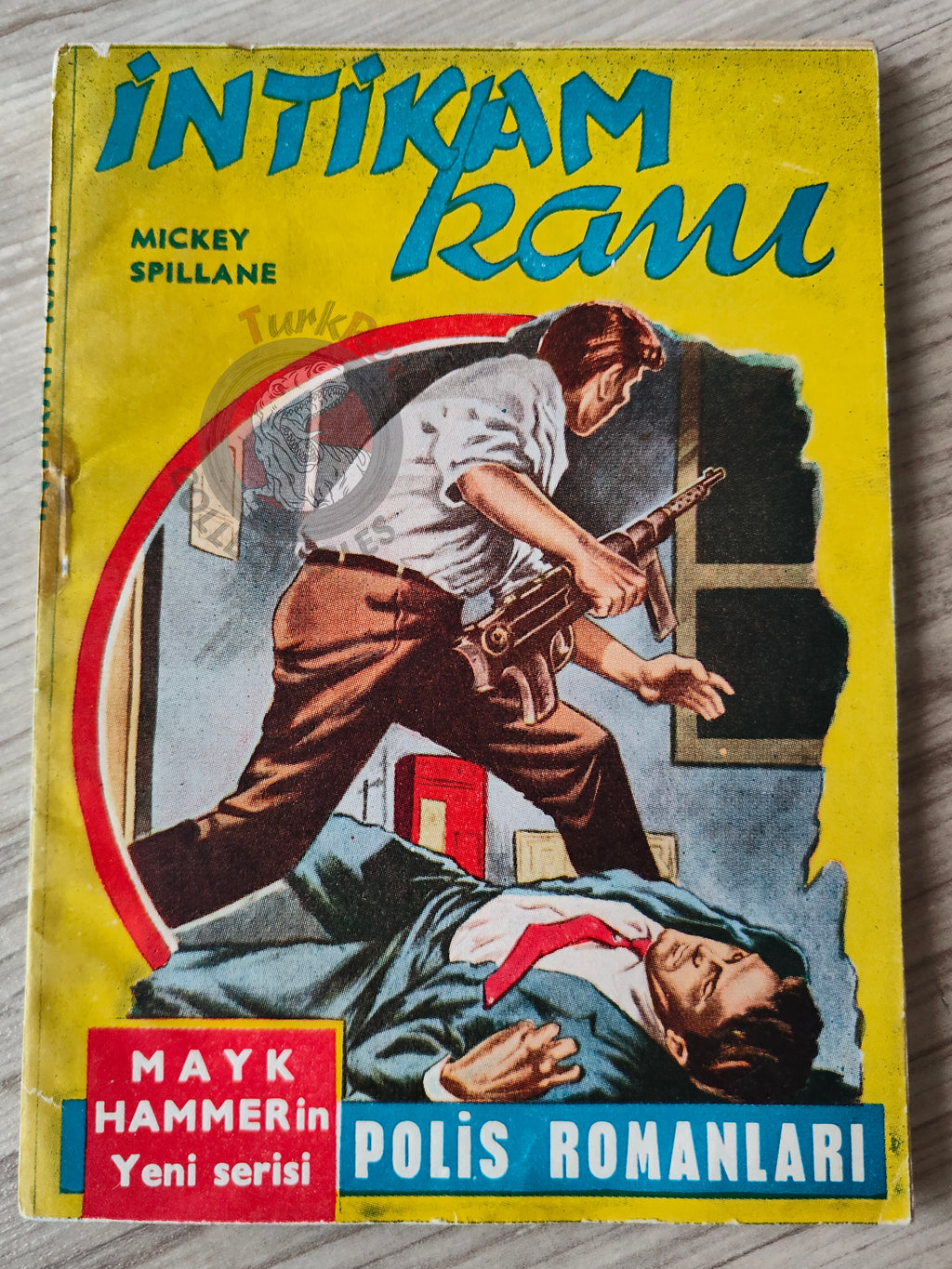 Mickey Spillane – Mike Hammer İntikam Kanı 1954 1st Turkish Book Turkey